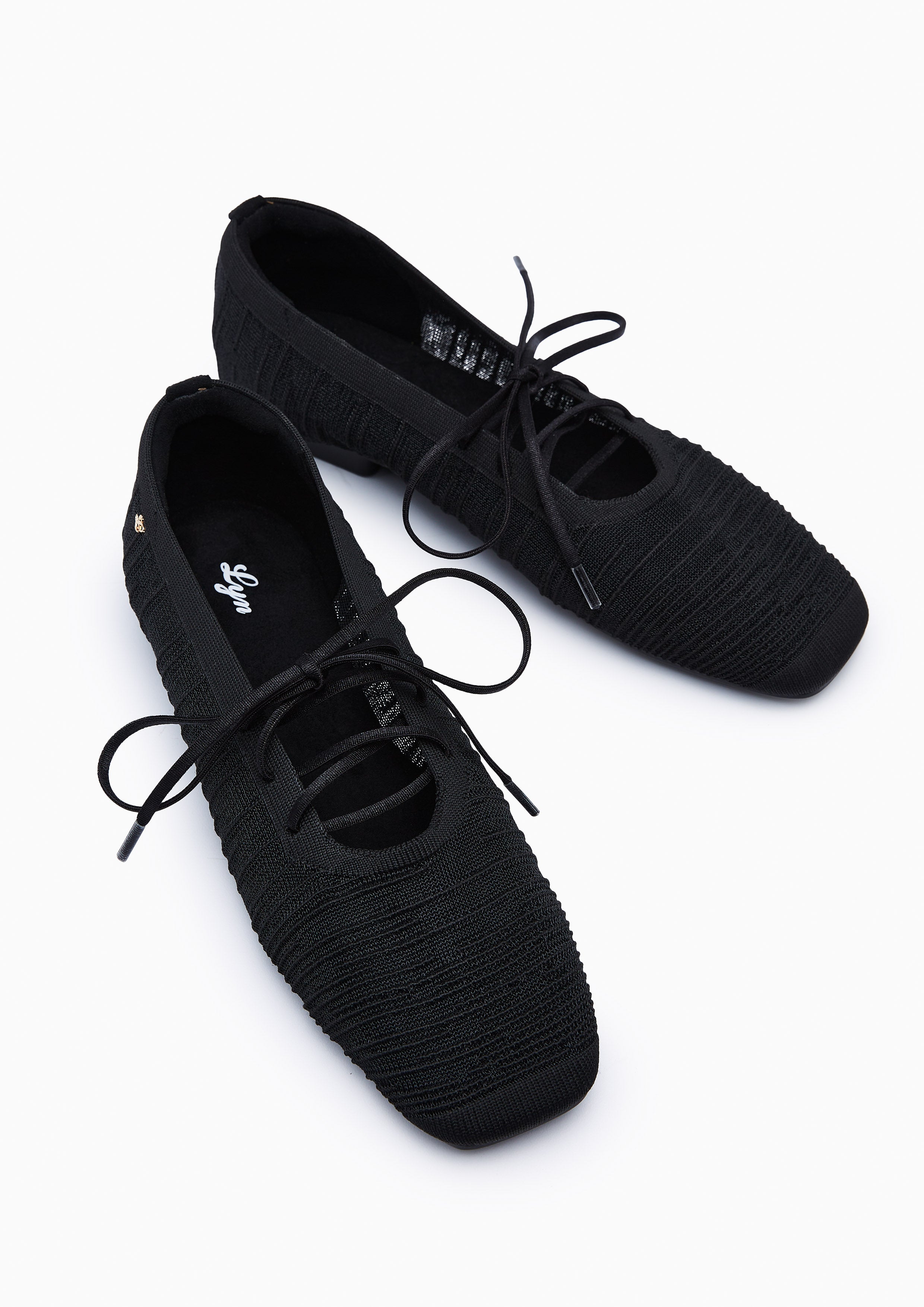 Cleo Flats And Sandals - Black