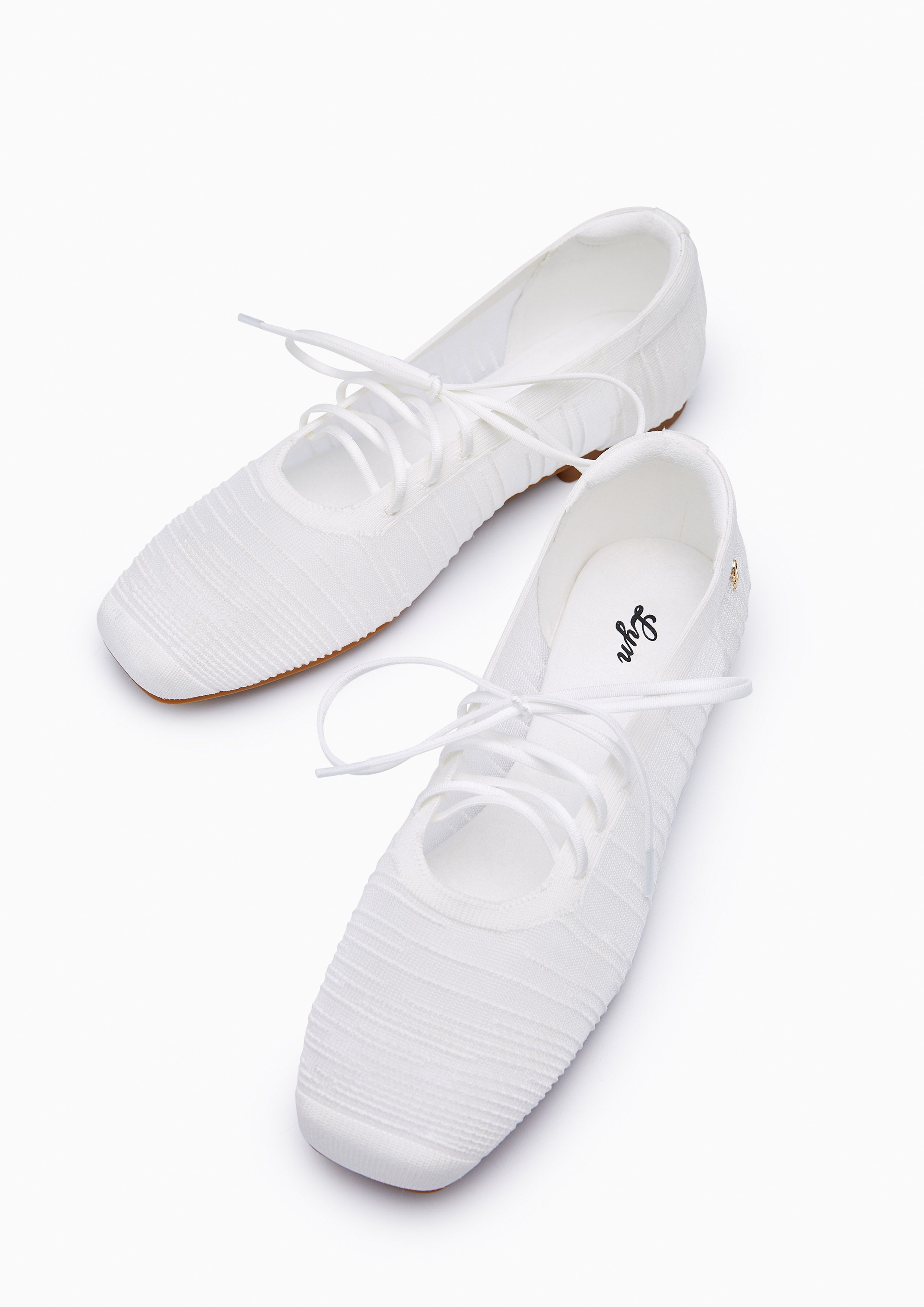 Cleo Flats And Sandals - White