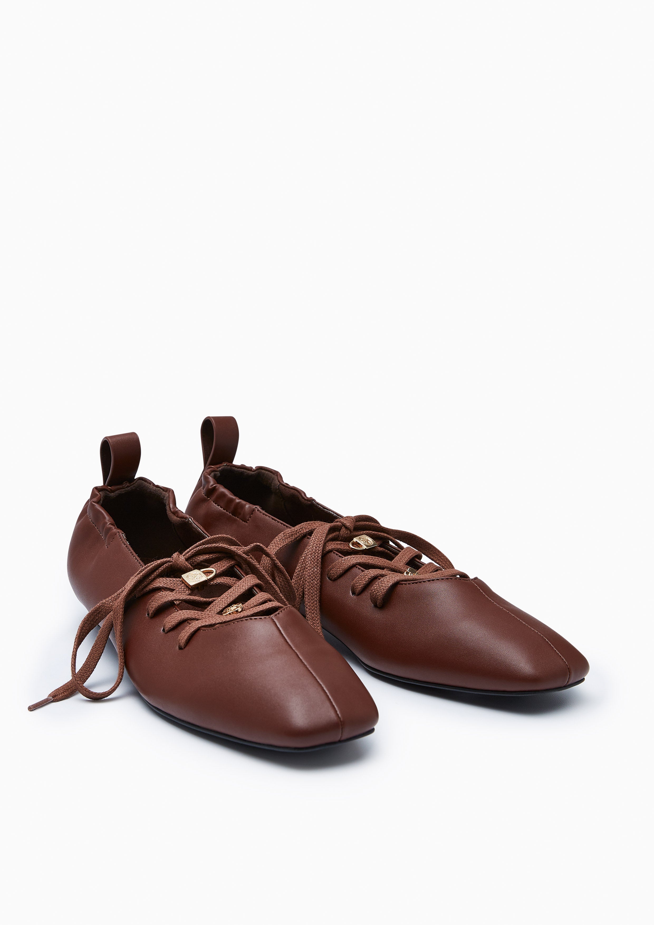 Neo Ballet Flats And Sandals - Dark Brown