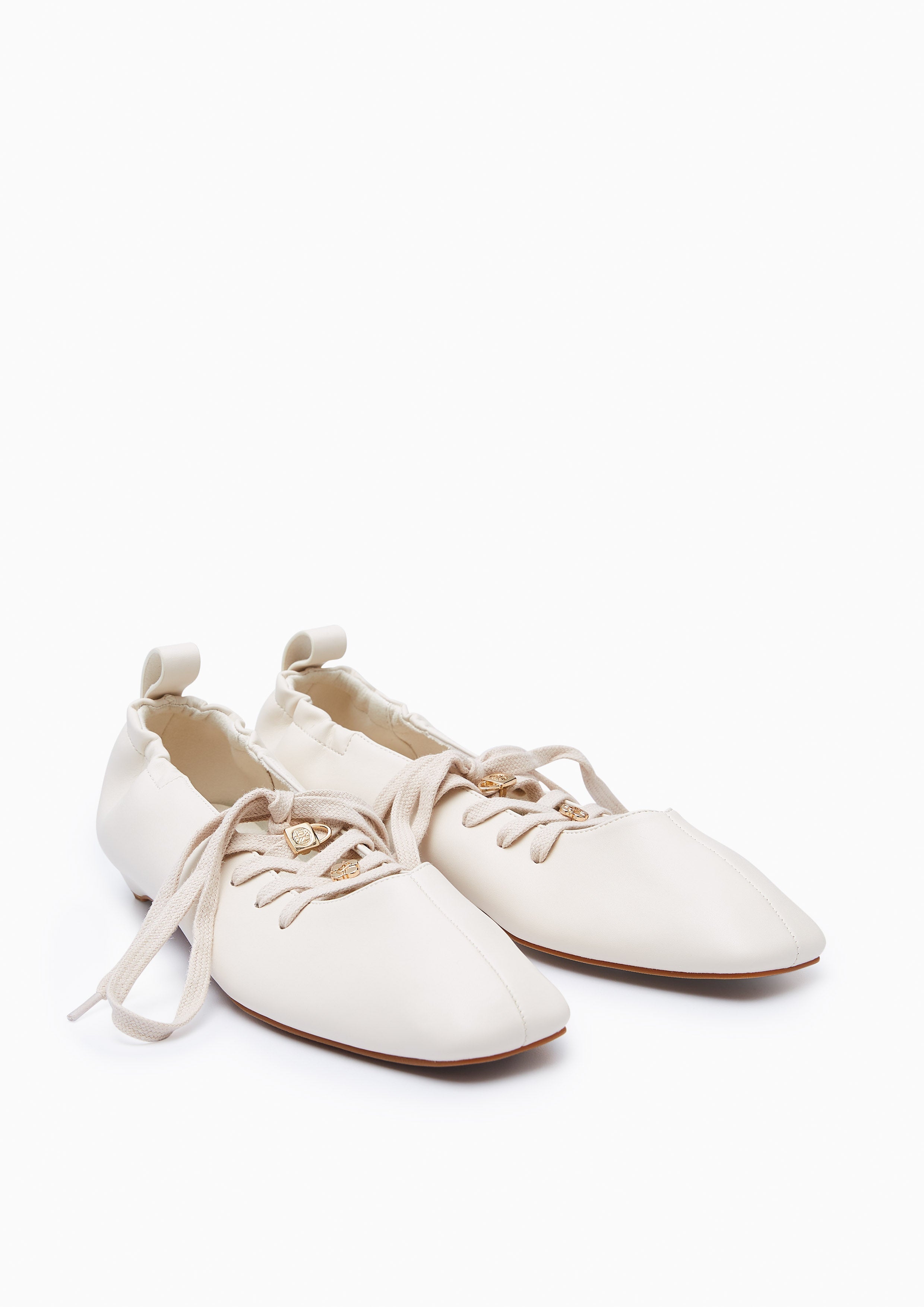 Neo Ballet Flats And Sandals - Ivory