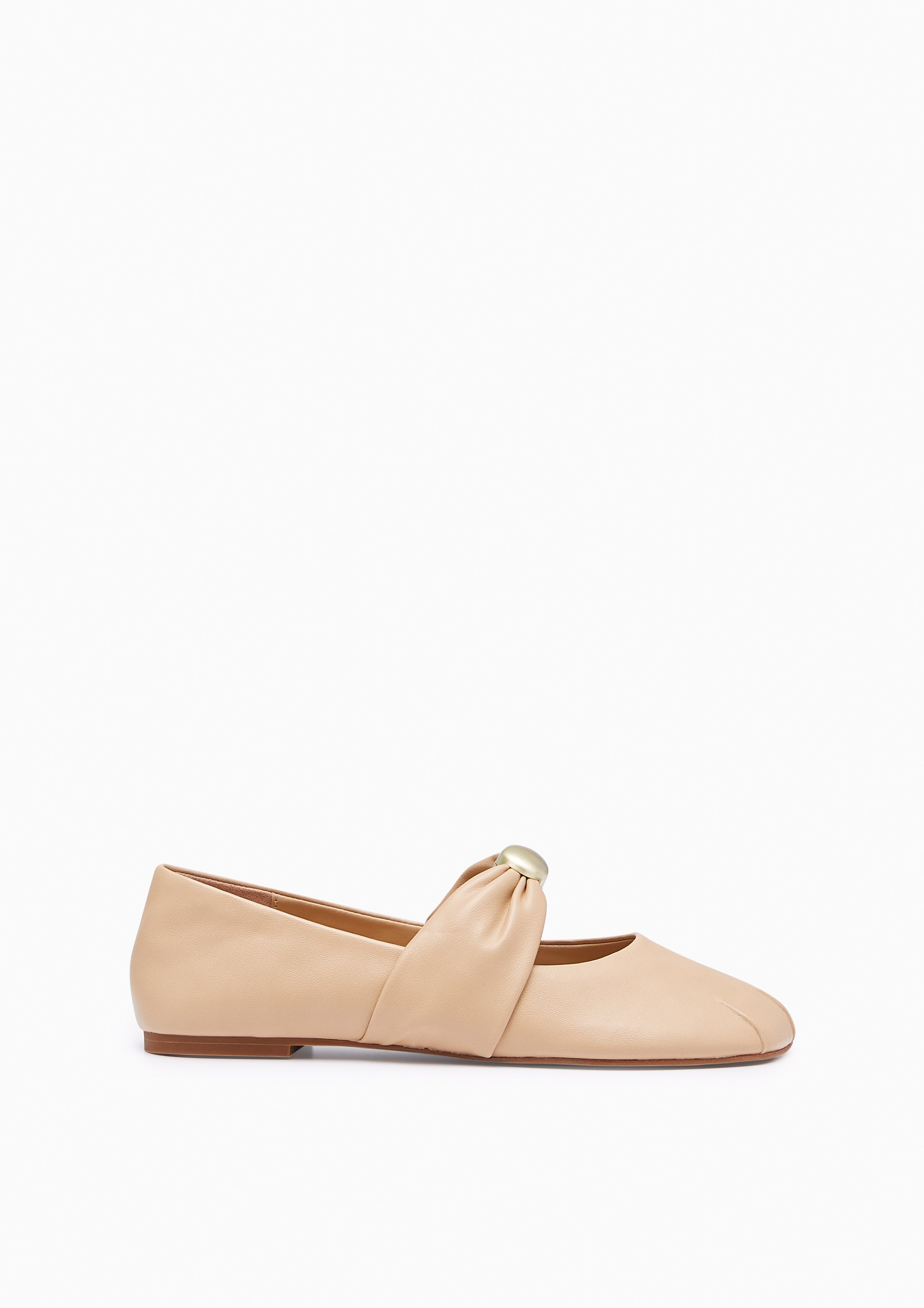 Muse Mary Jane Flats And Sandals - Beige