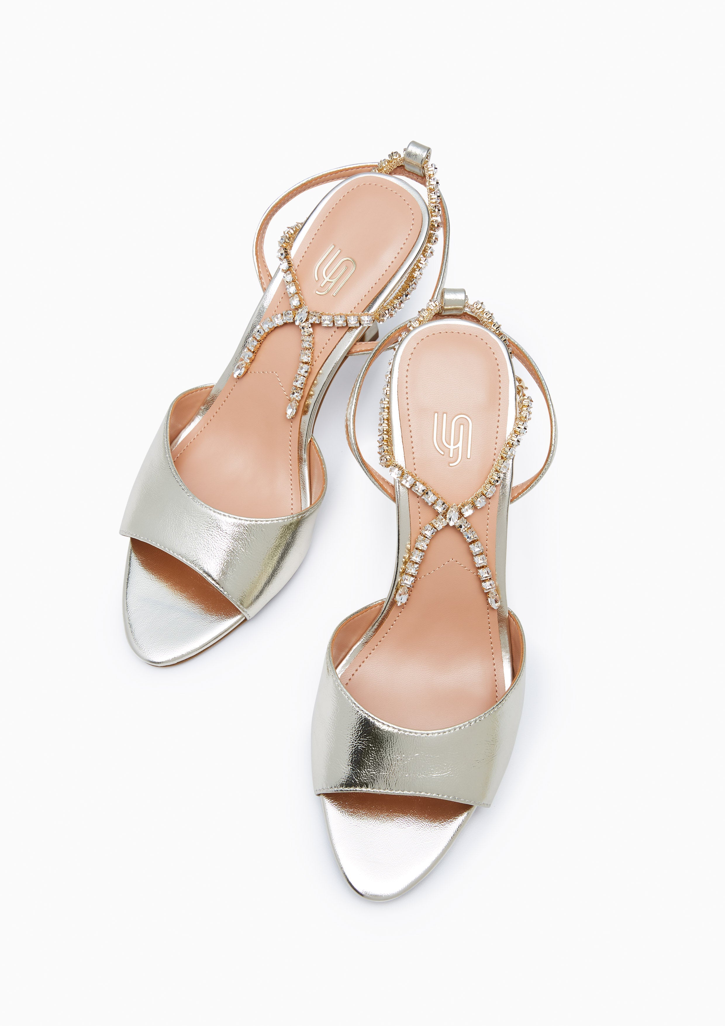 Bylial Infinite Flats And Sandals - Gold