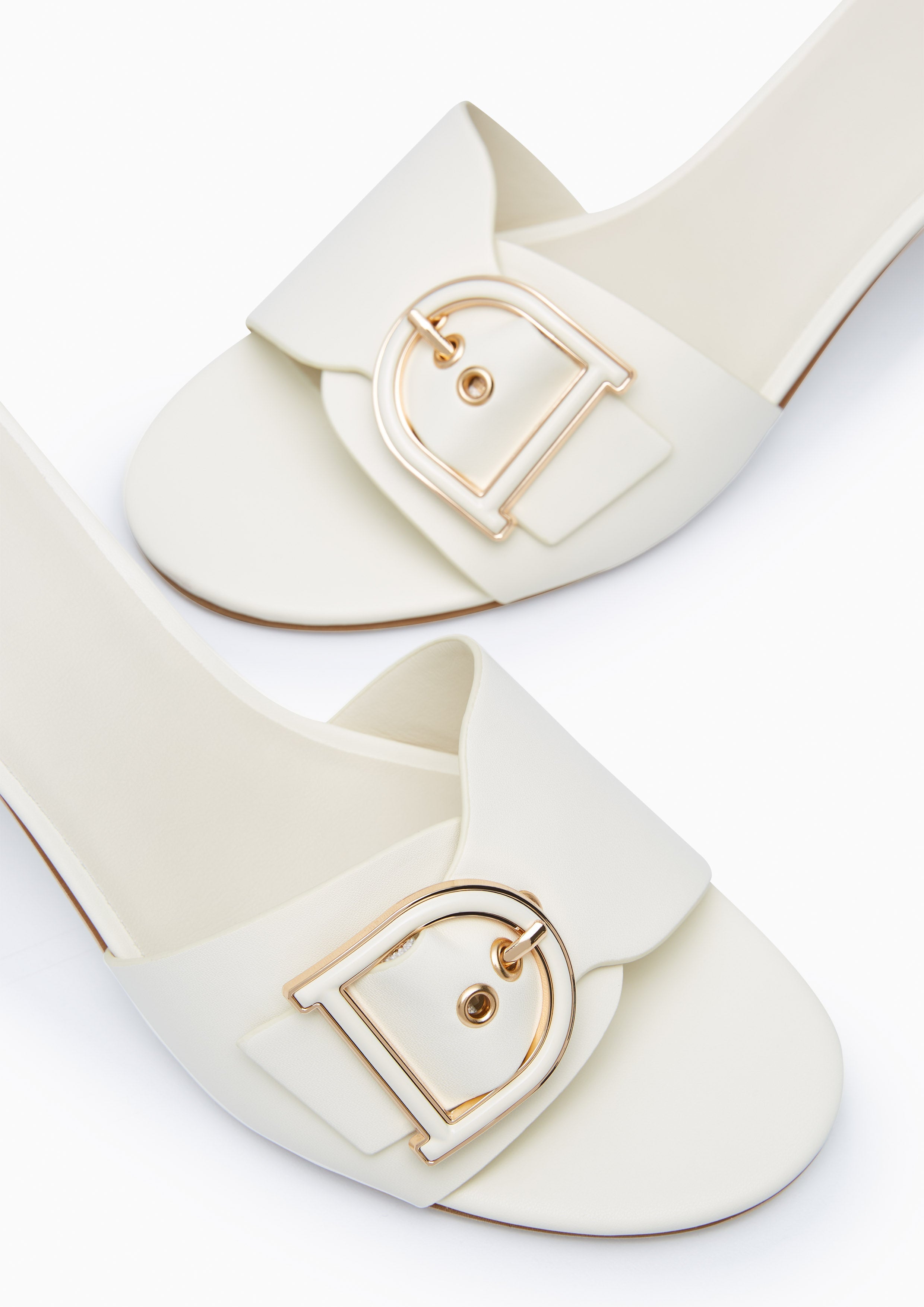 Coco Mid Heels - Ivory