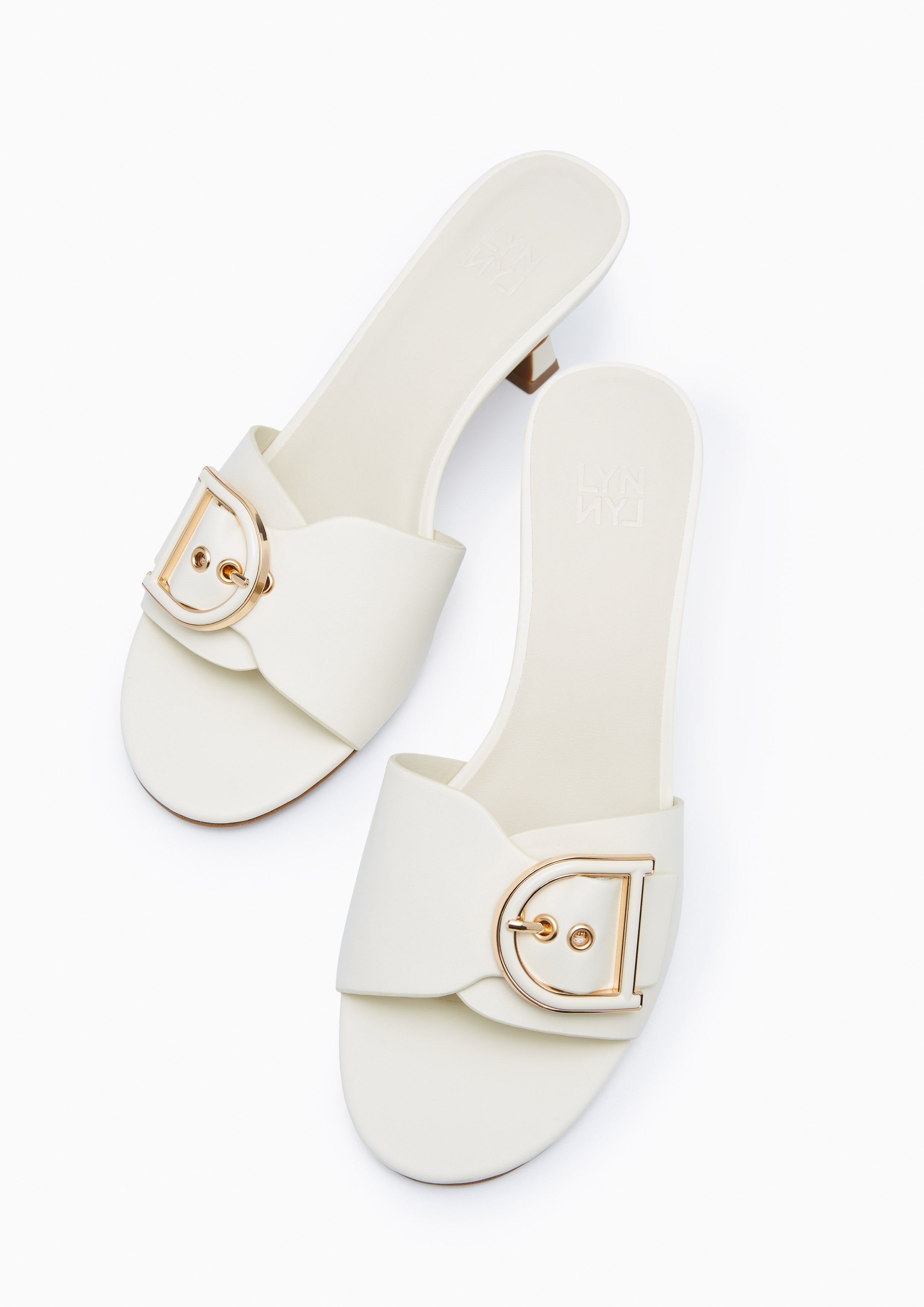 Coco Mid Heels - Ivory