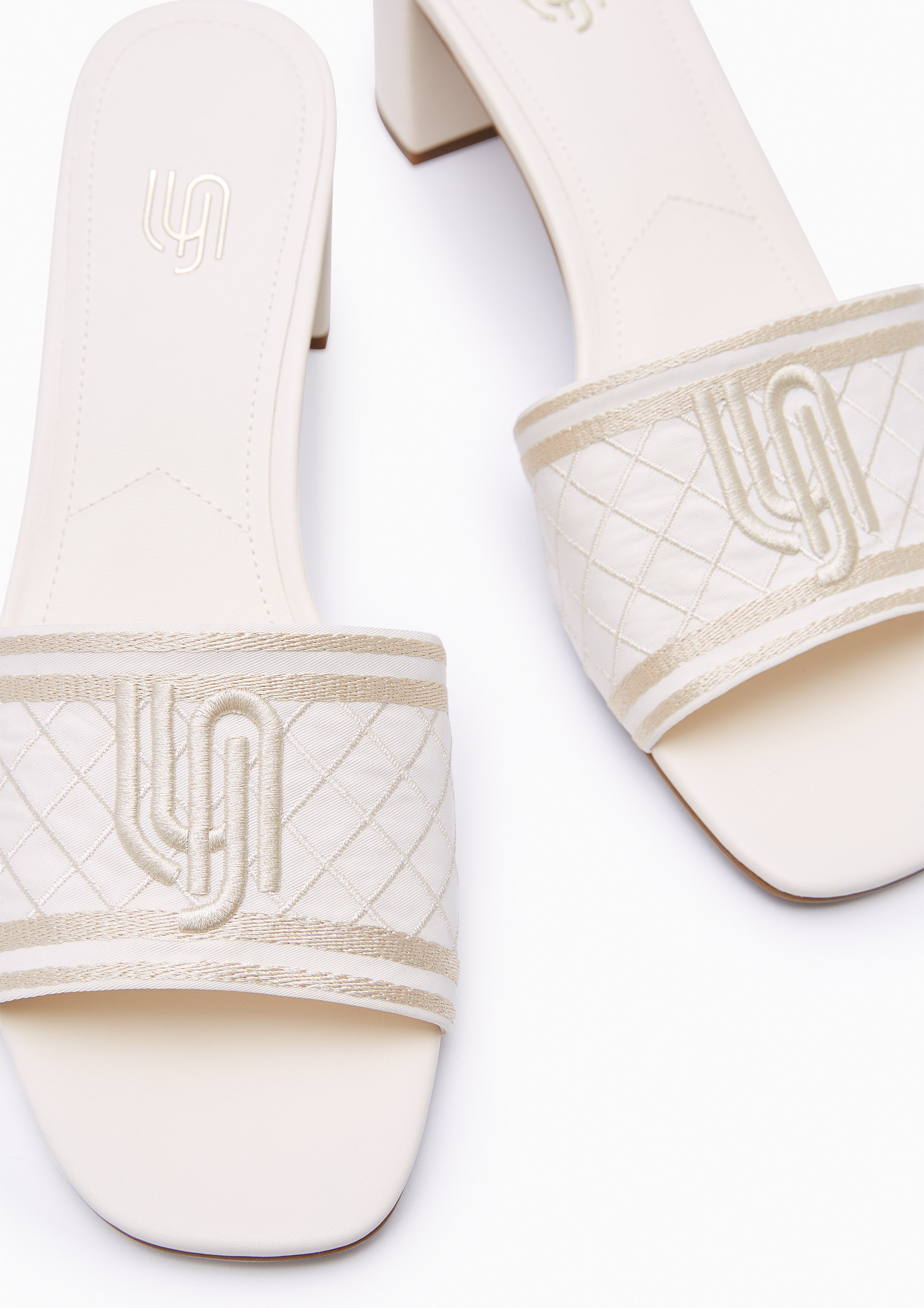 Maiden Map Mid Infinite Heels - Ivory