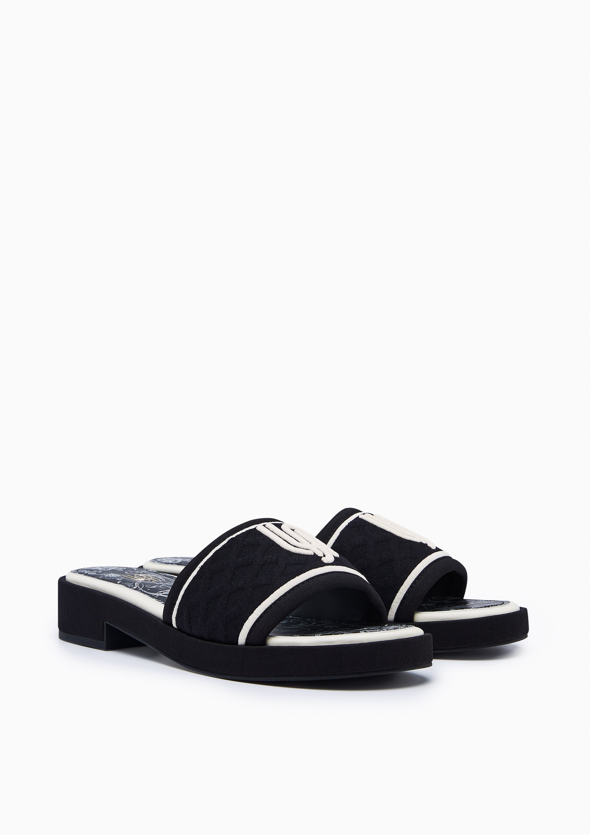 Maiden Flatform Infinite Flats And Sandals - Black