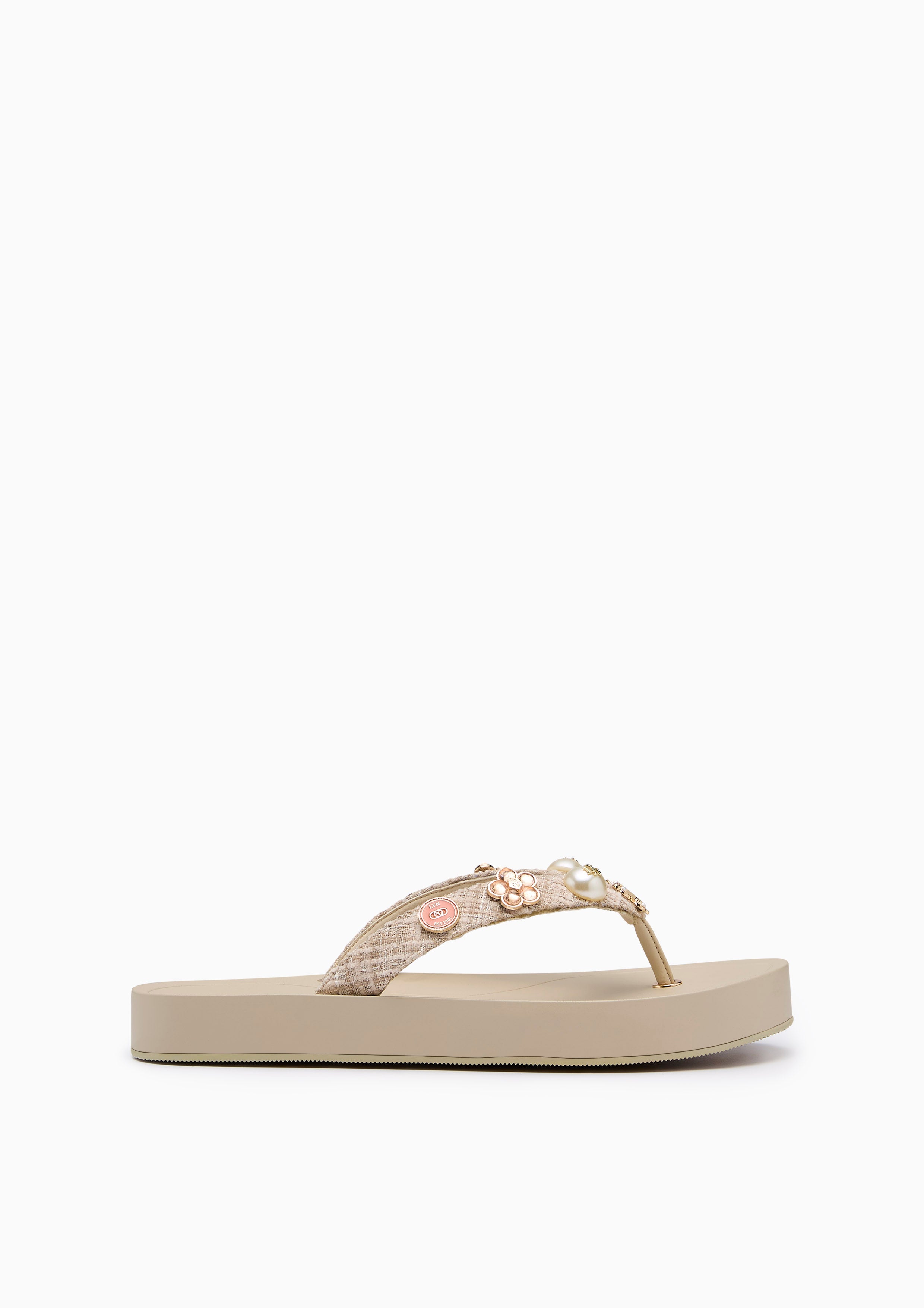 Calista Flats And Sandals - Beige