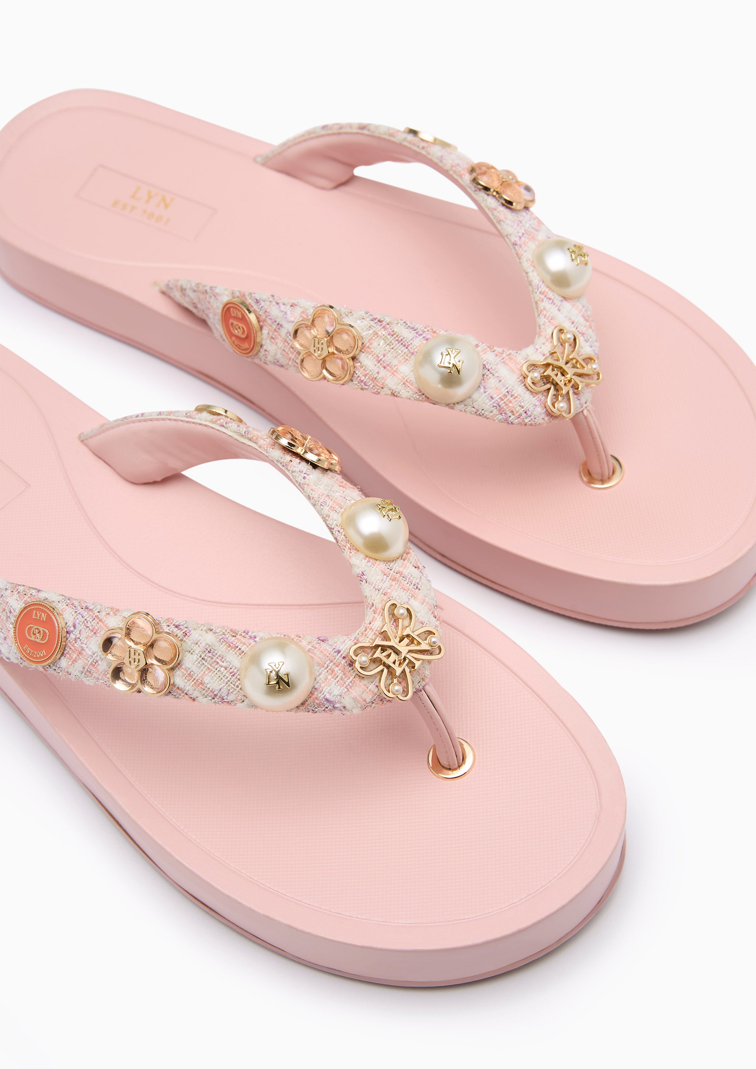 Calista Flats And Sandals - Pink
