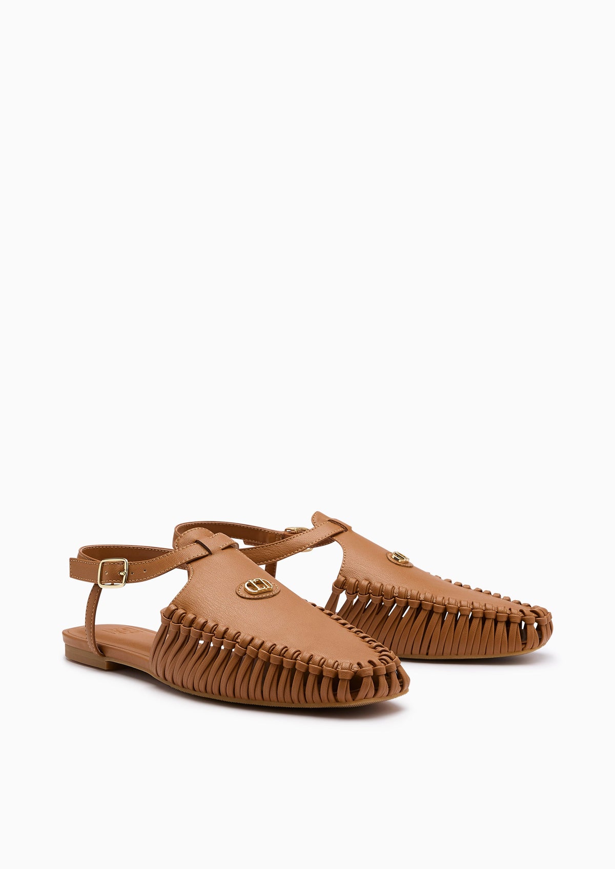Ianny Flats And Sandals - Tan