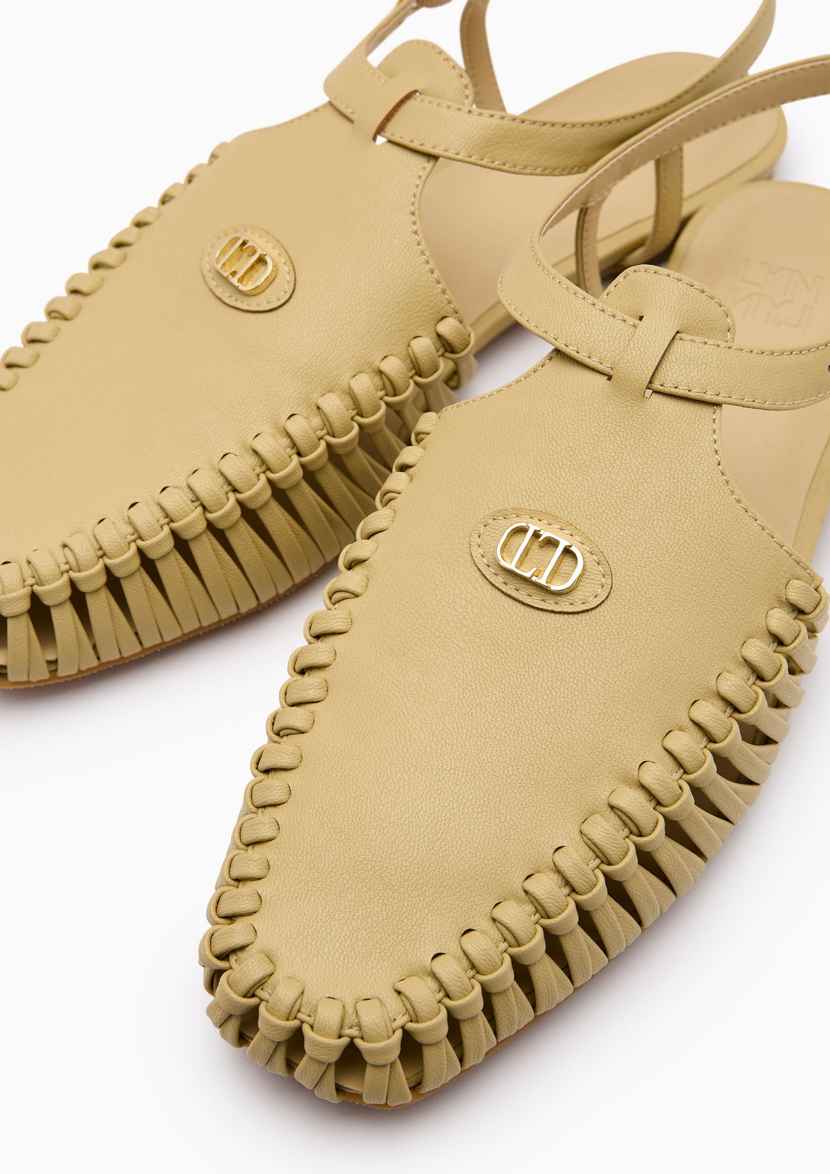 Ianny Flats And Sandals - Dark Yellow