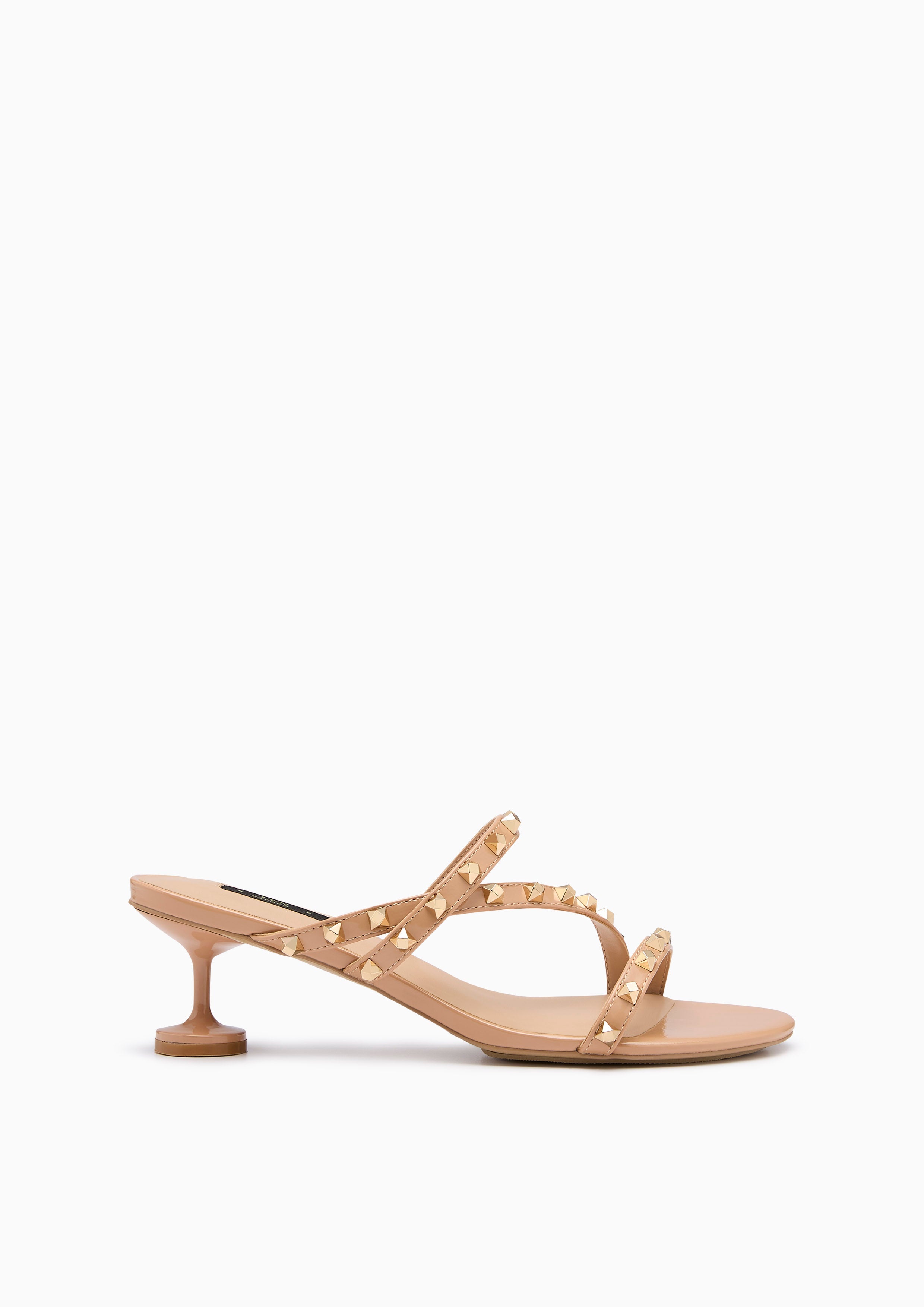 Linda Cross Flats And Sandals - Nude
