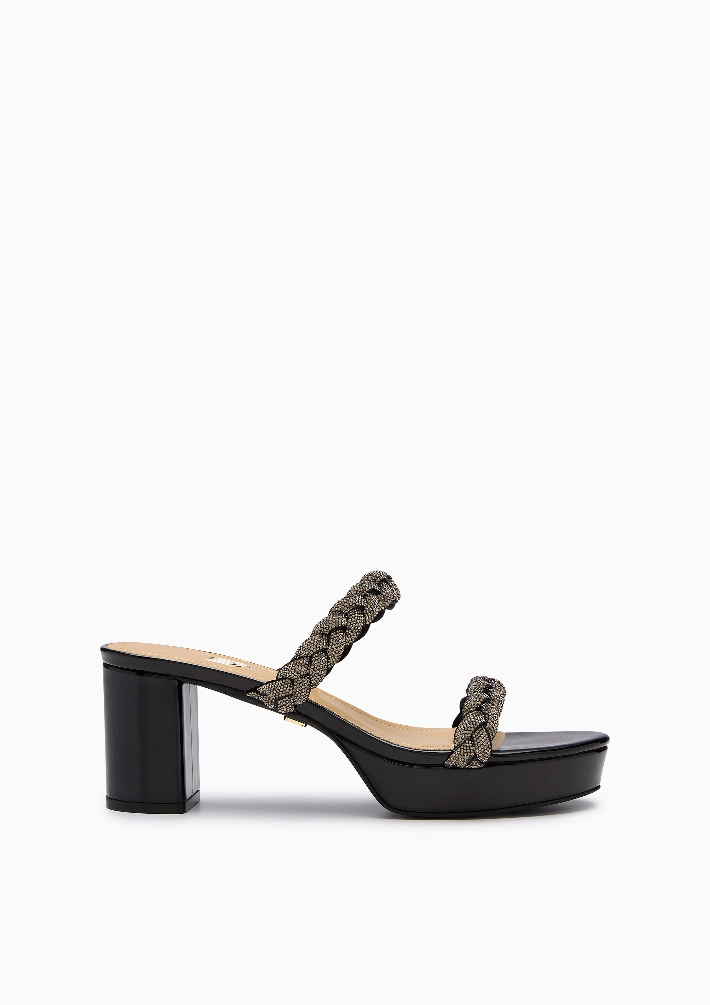 Promise Infinite Platform H Flats And Sandals - Black