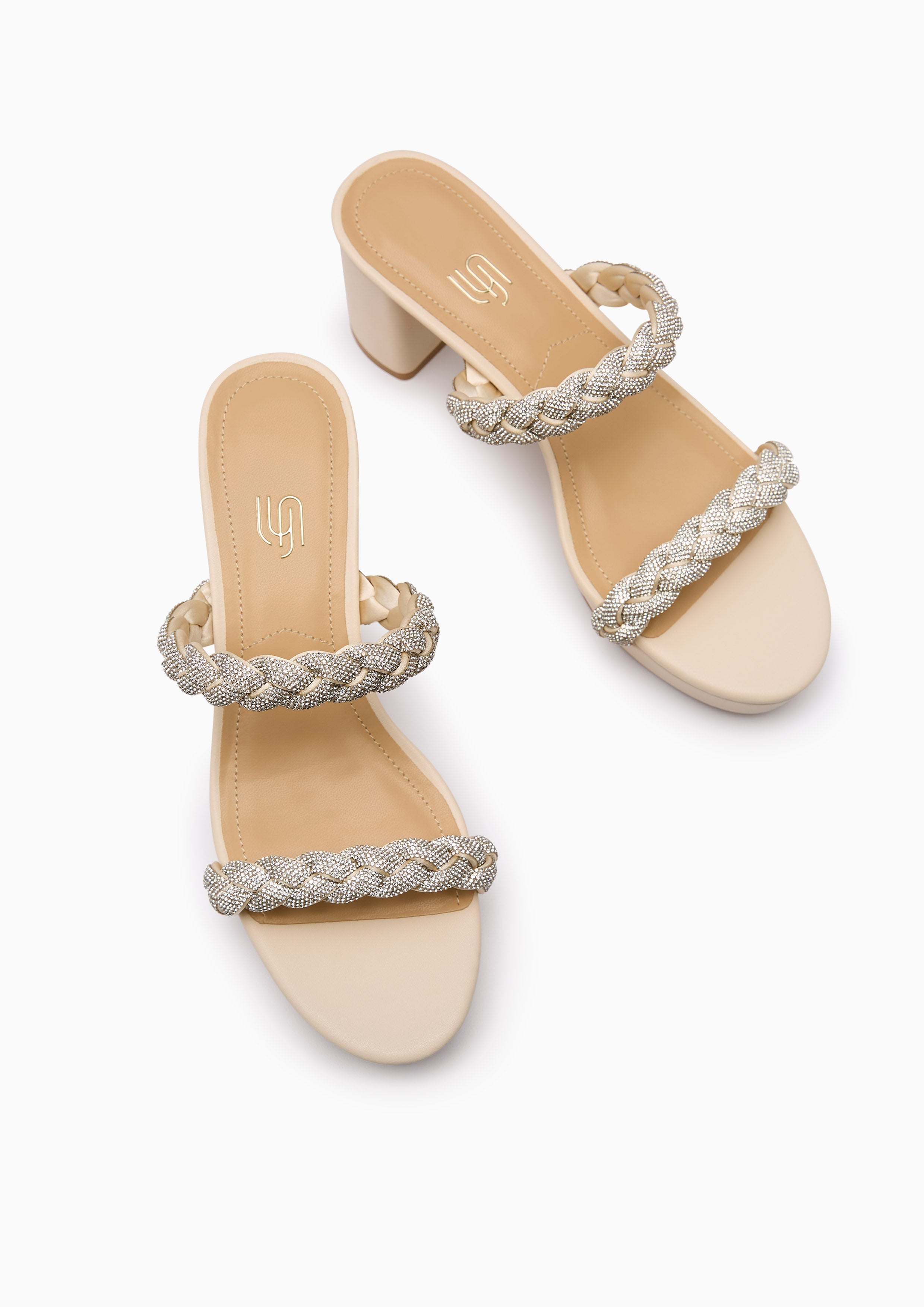 Promise Infinite Platform H Flats And Sandals - Ivory