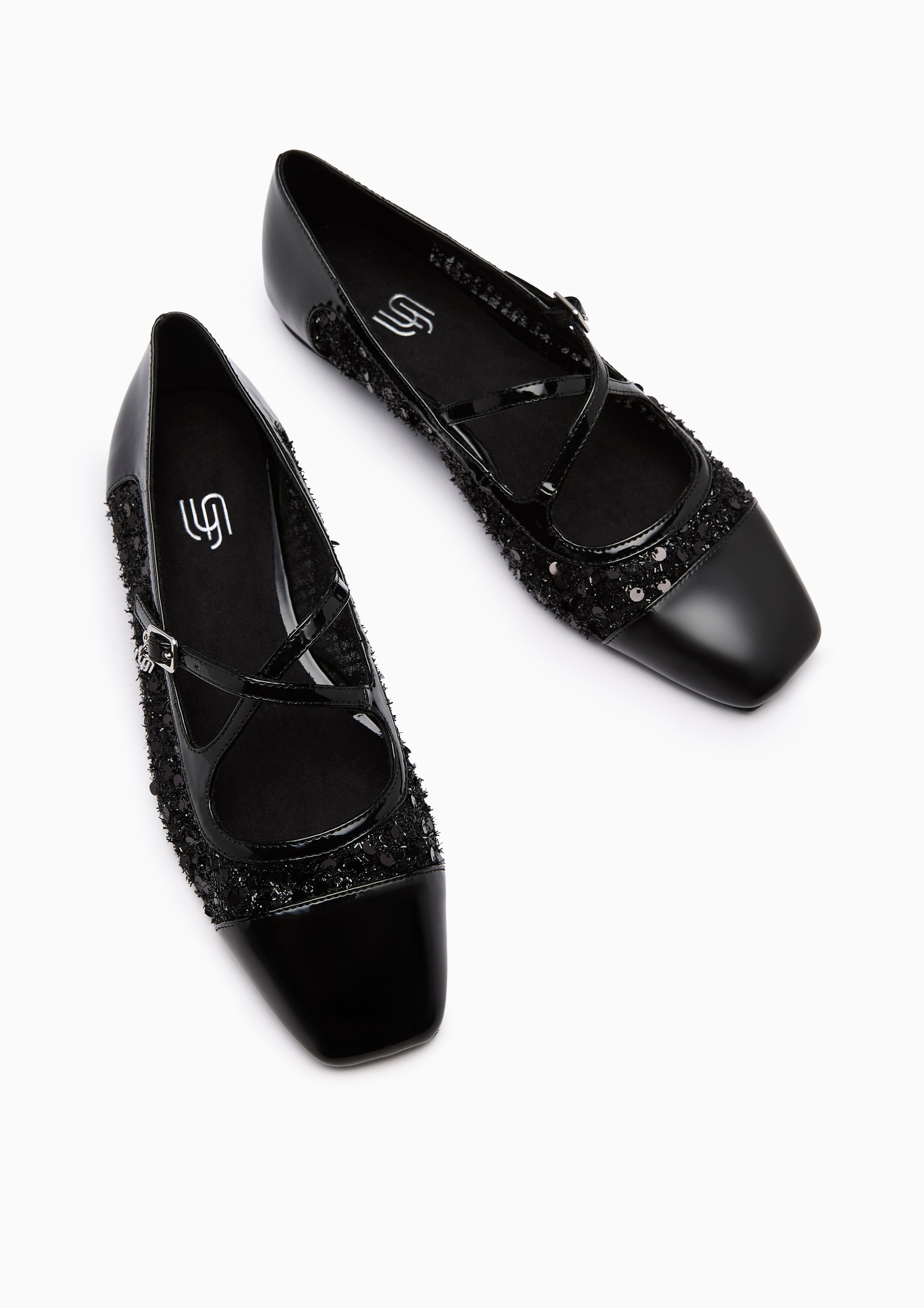 Romilly Infinite Flats And Sandals - Black