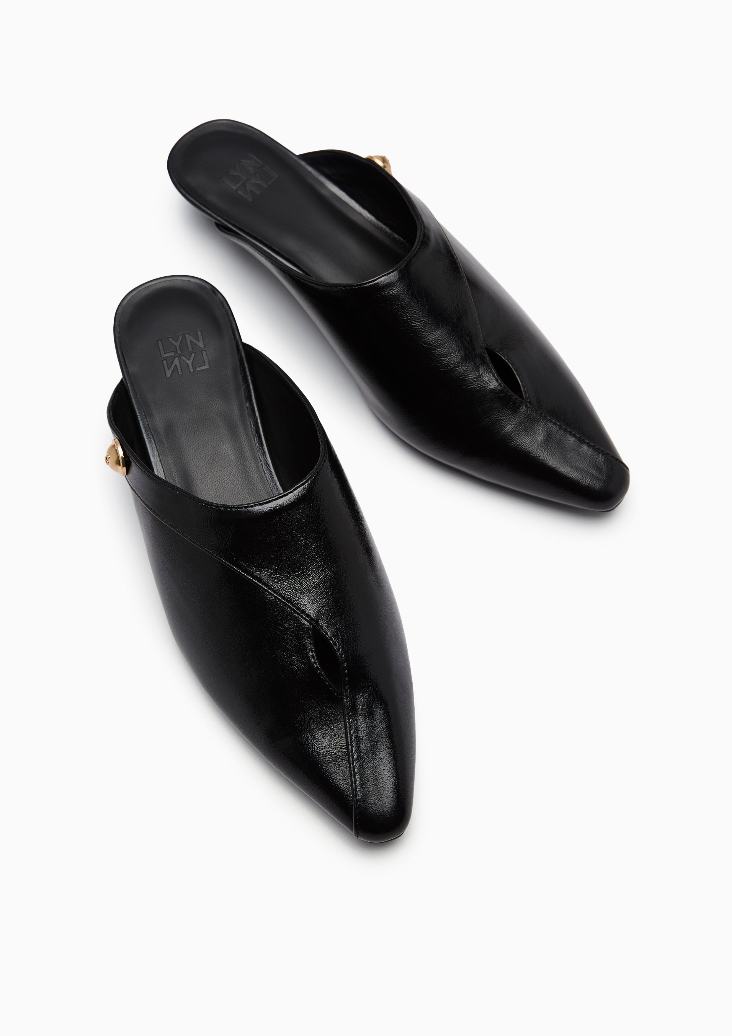 Mia Flats And Sandals - Black