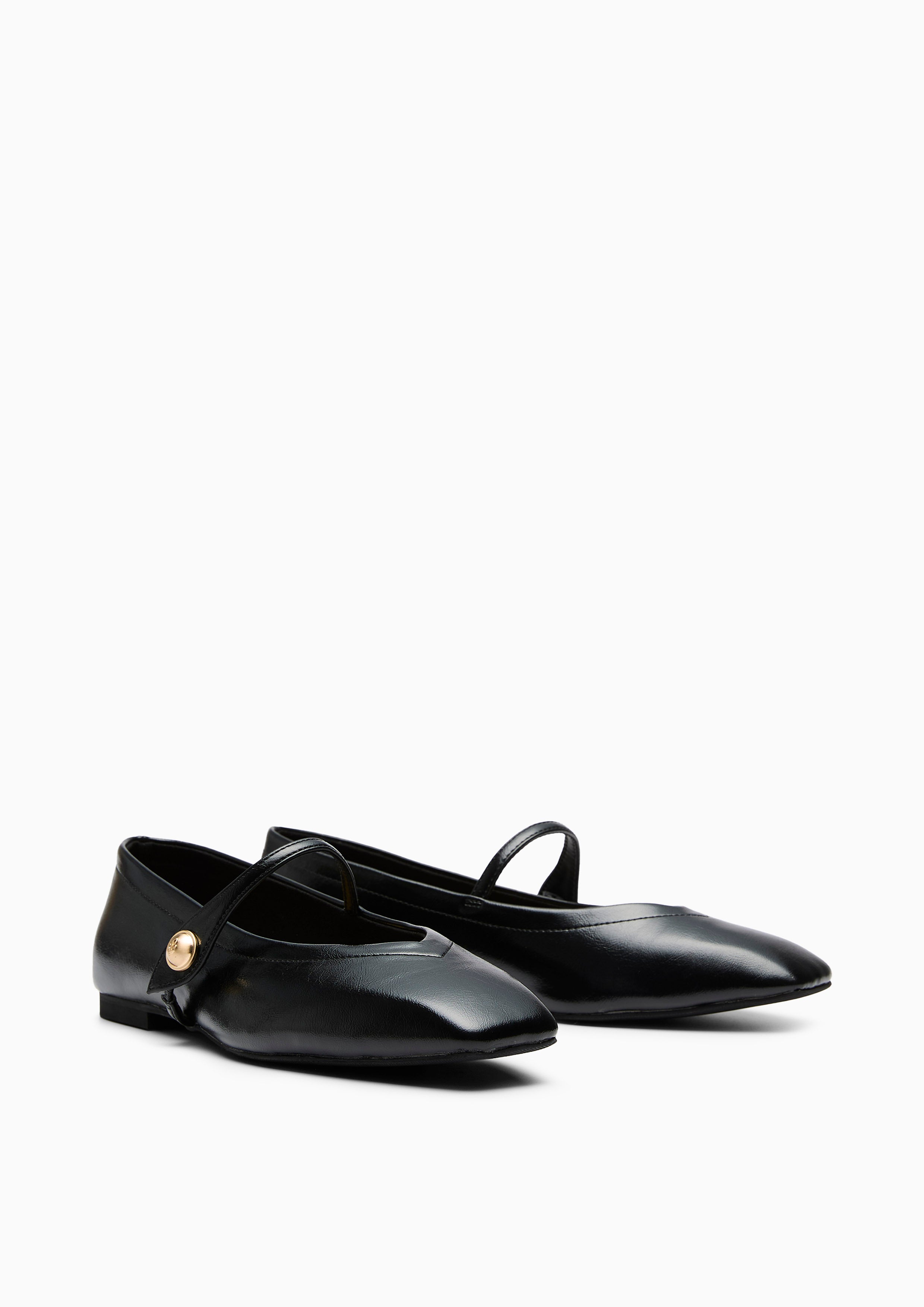 Mia Ballet Flats And Sandals - Black