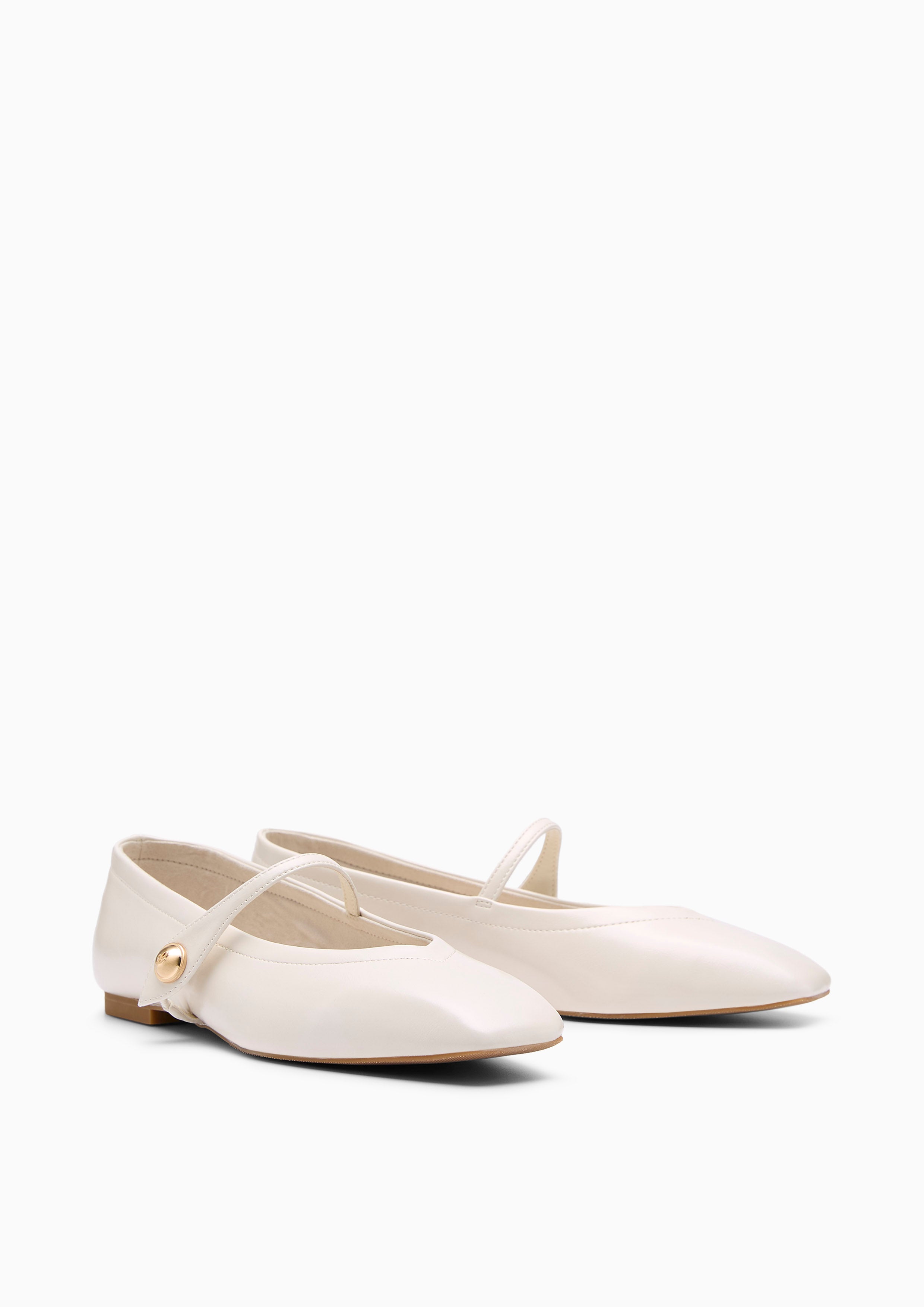 Mia Ballet Flats And Sandals - Ivory