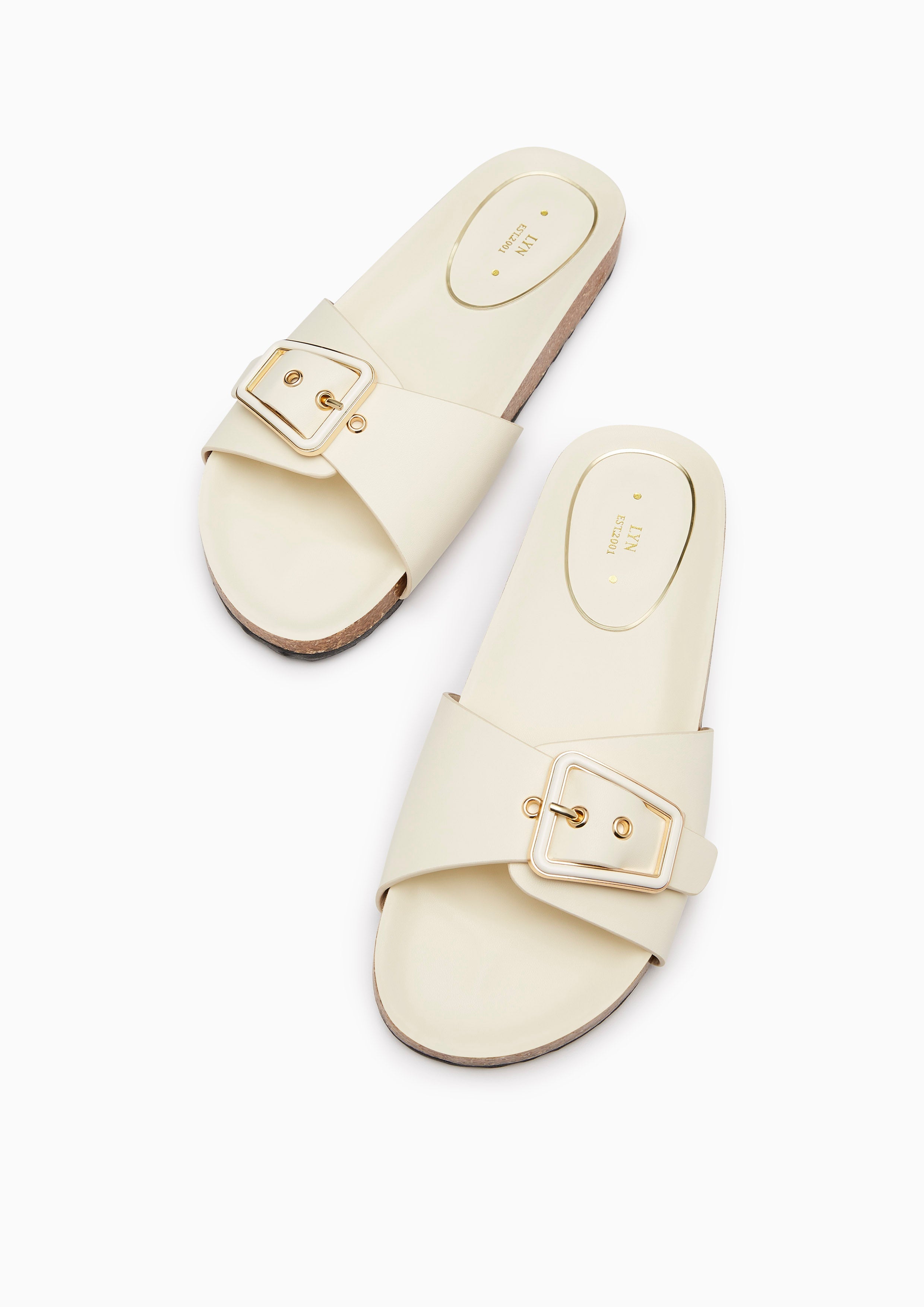 Coco Flats And Sandals - Ivory