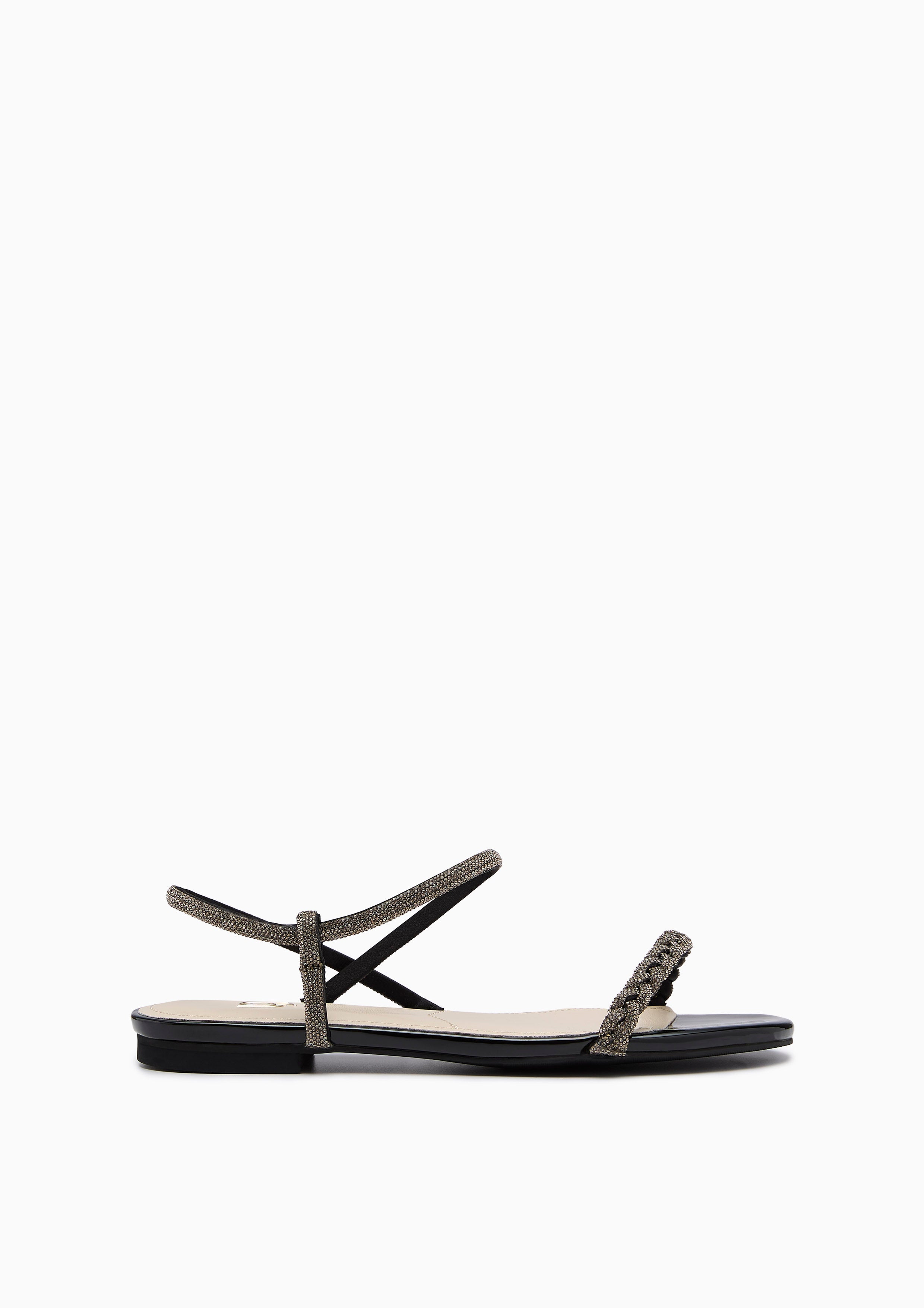 Promise Flat Infinite Flats And Sandals - Black