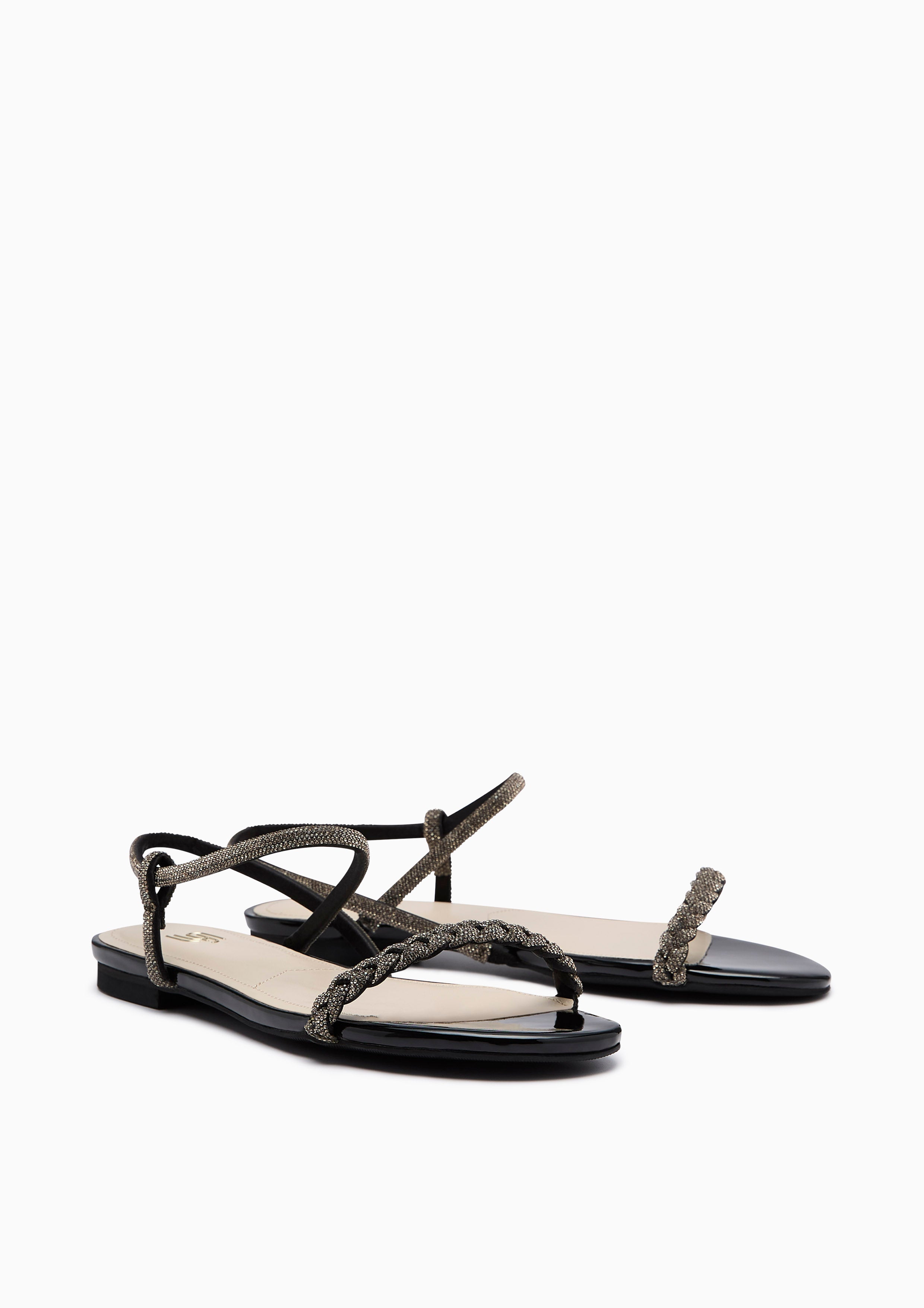 Promise Flat Infinite Flats And Sandals - Black