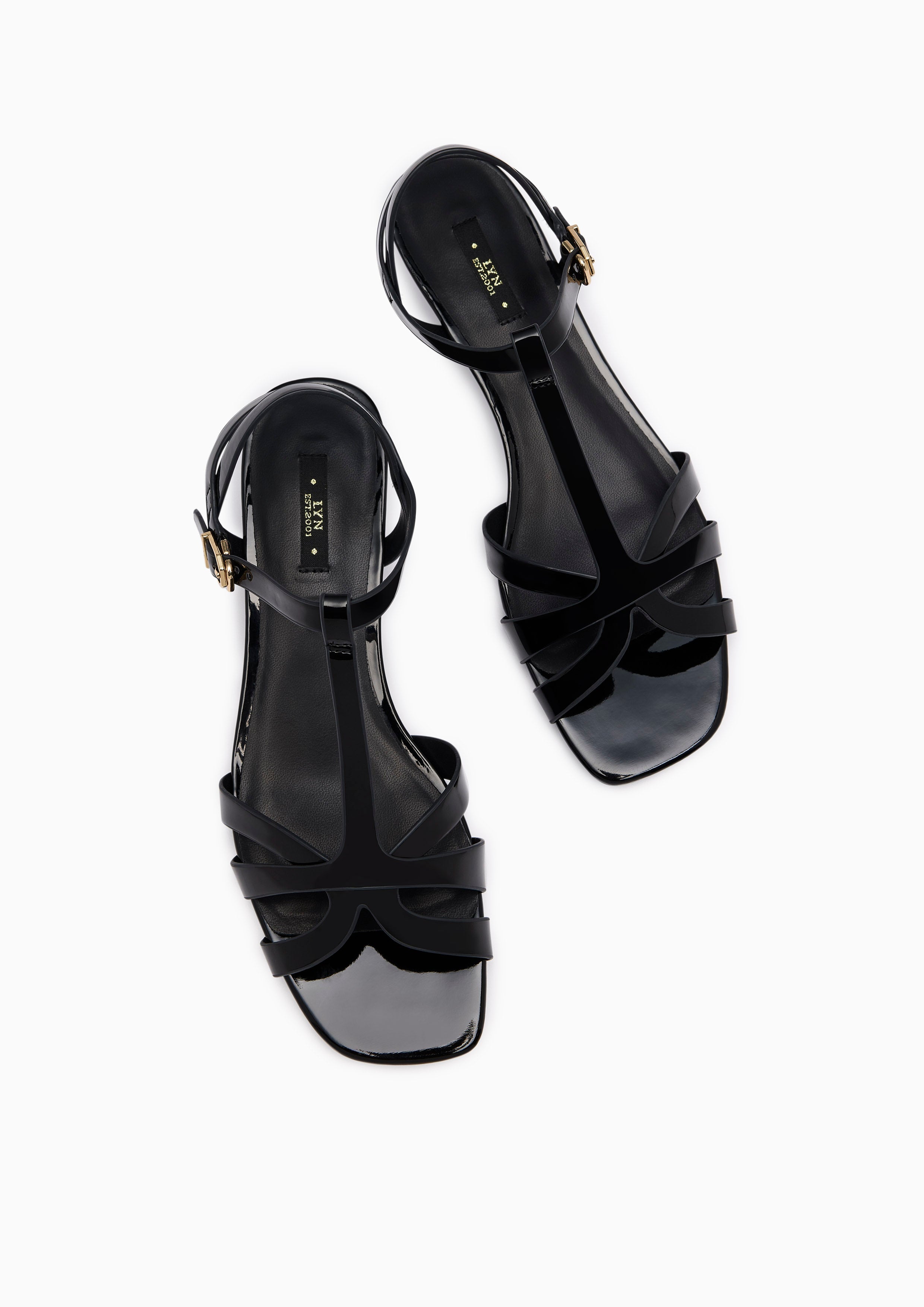 Sabella Low Flats And Sandals - Black