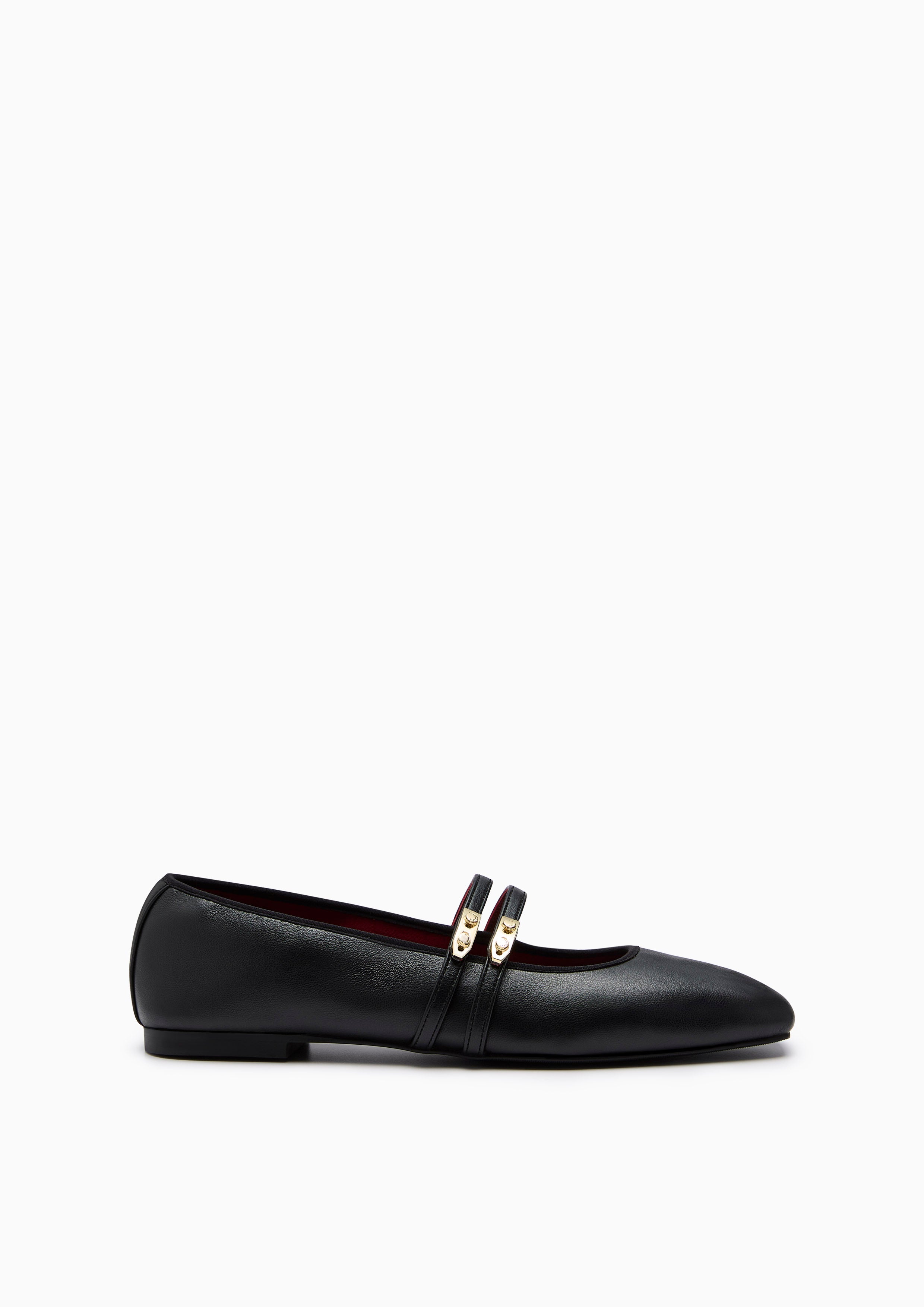 Master Mary Jane Flats And Sandals - Black