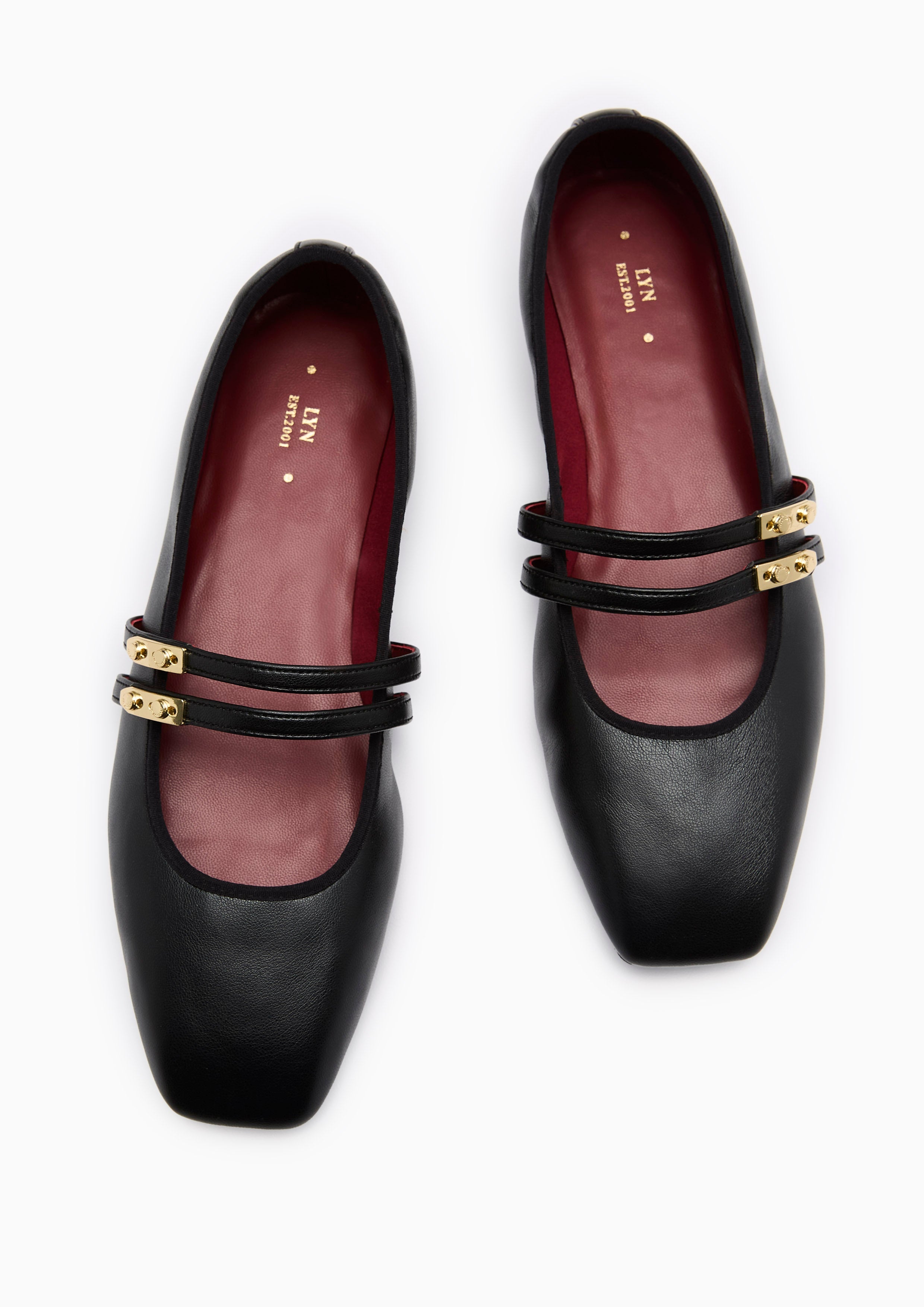 Master Mary Jane Flats And Sandals - Black