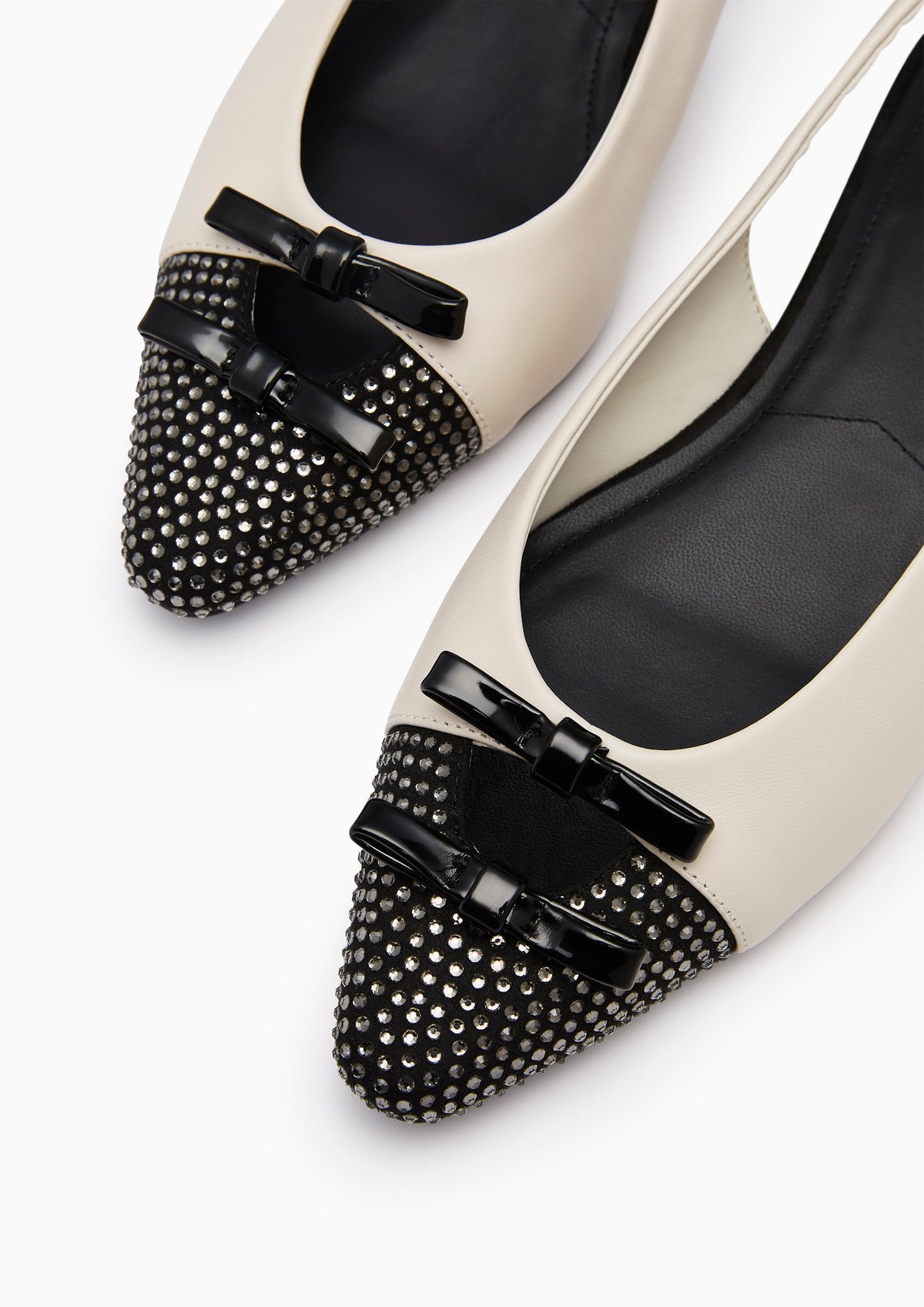 Lindsay Gem Infinite Flats And Sandals - Ivory