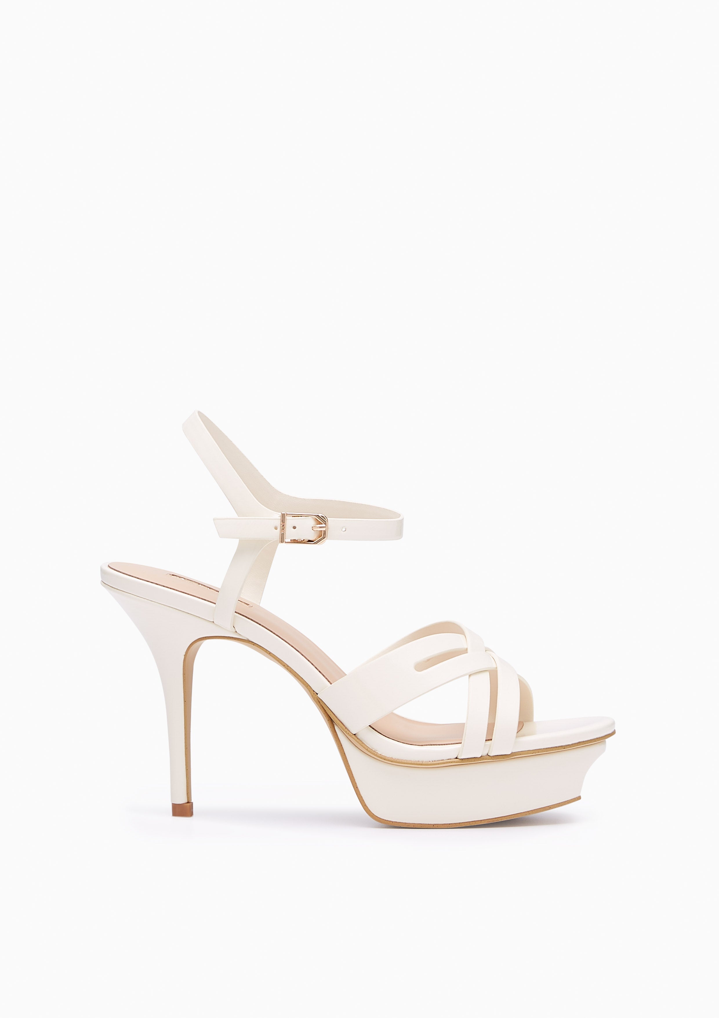 Criss Cross Hi Flats And Sandals - Ivory