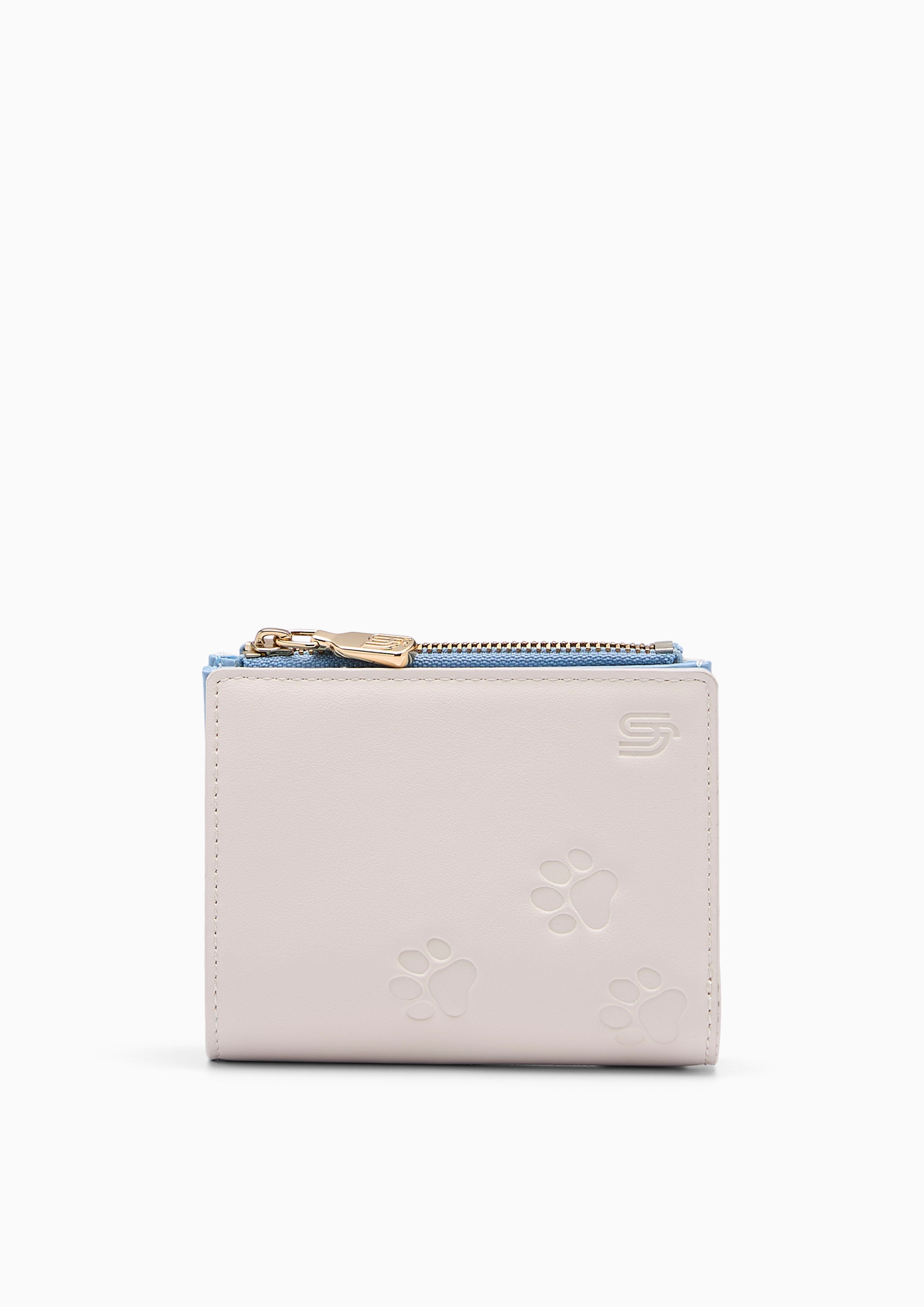 Amitie Infinite Paws Short Wallet - Ivory