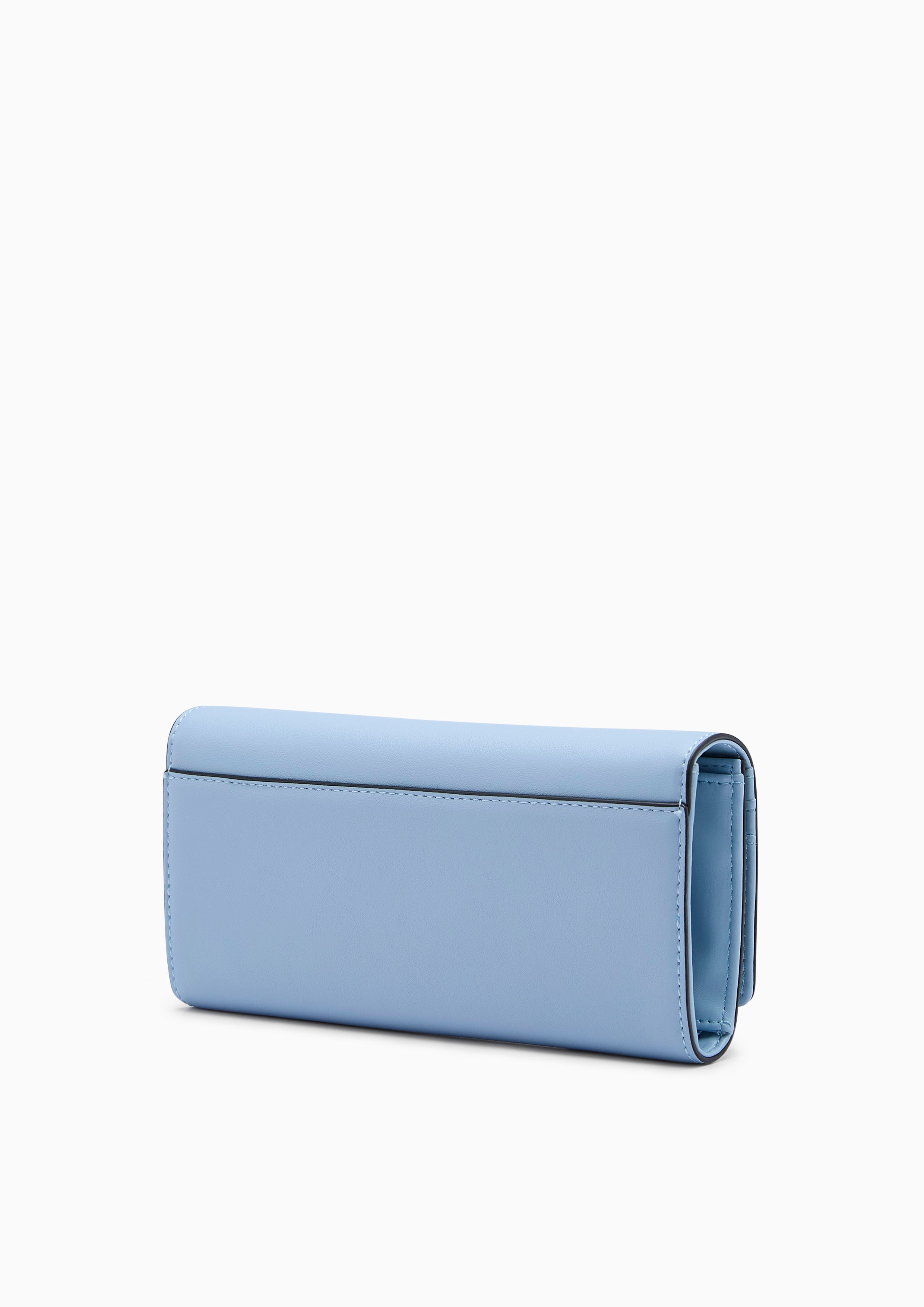 Amitie Infinite Long  Wallet - Printed Blue