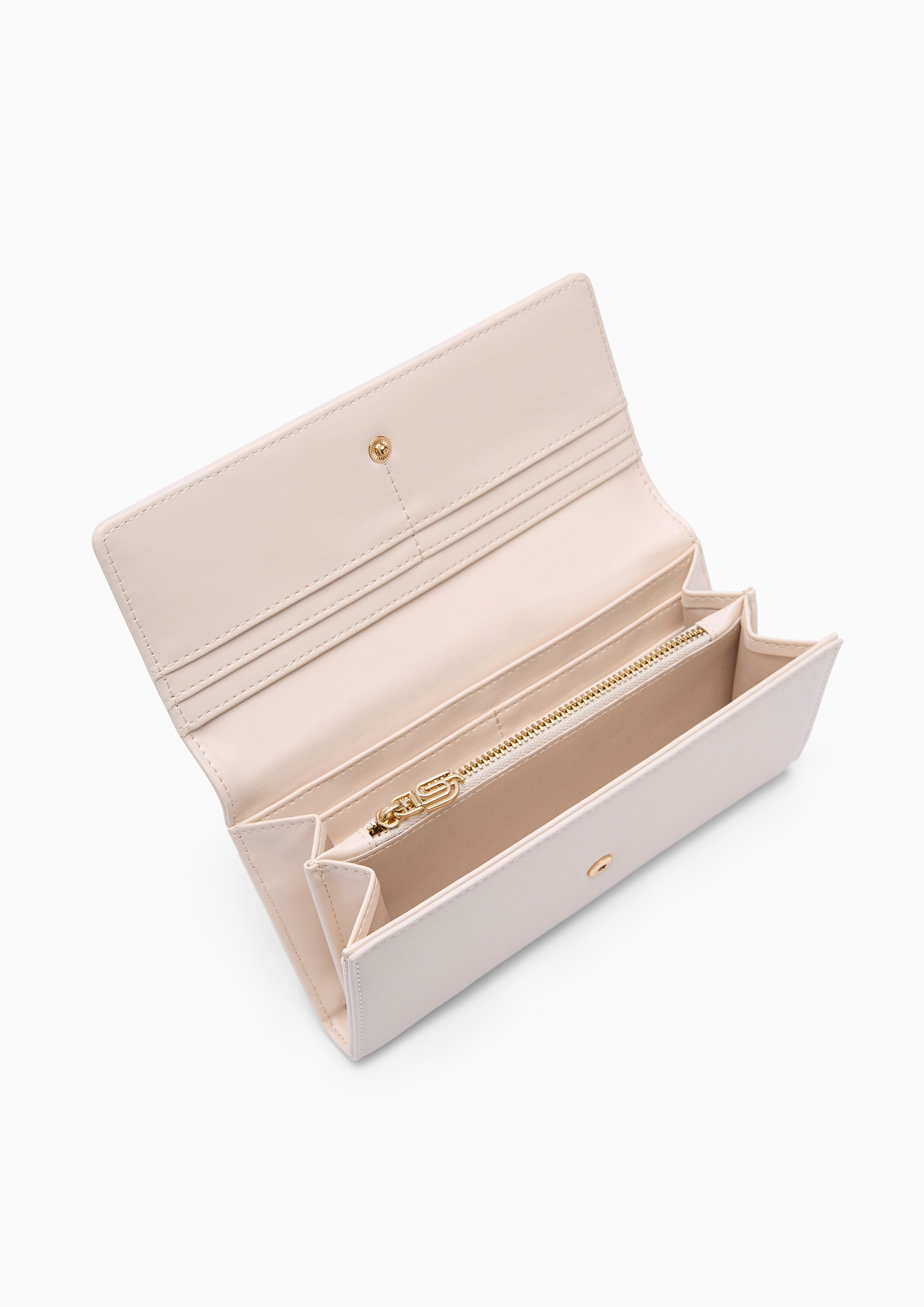 Amitie Infinite Long  Wallet - Printed Ivory