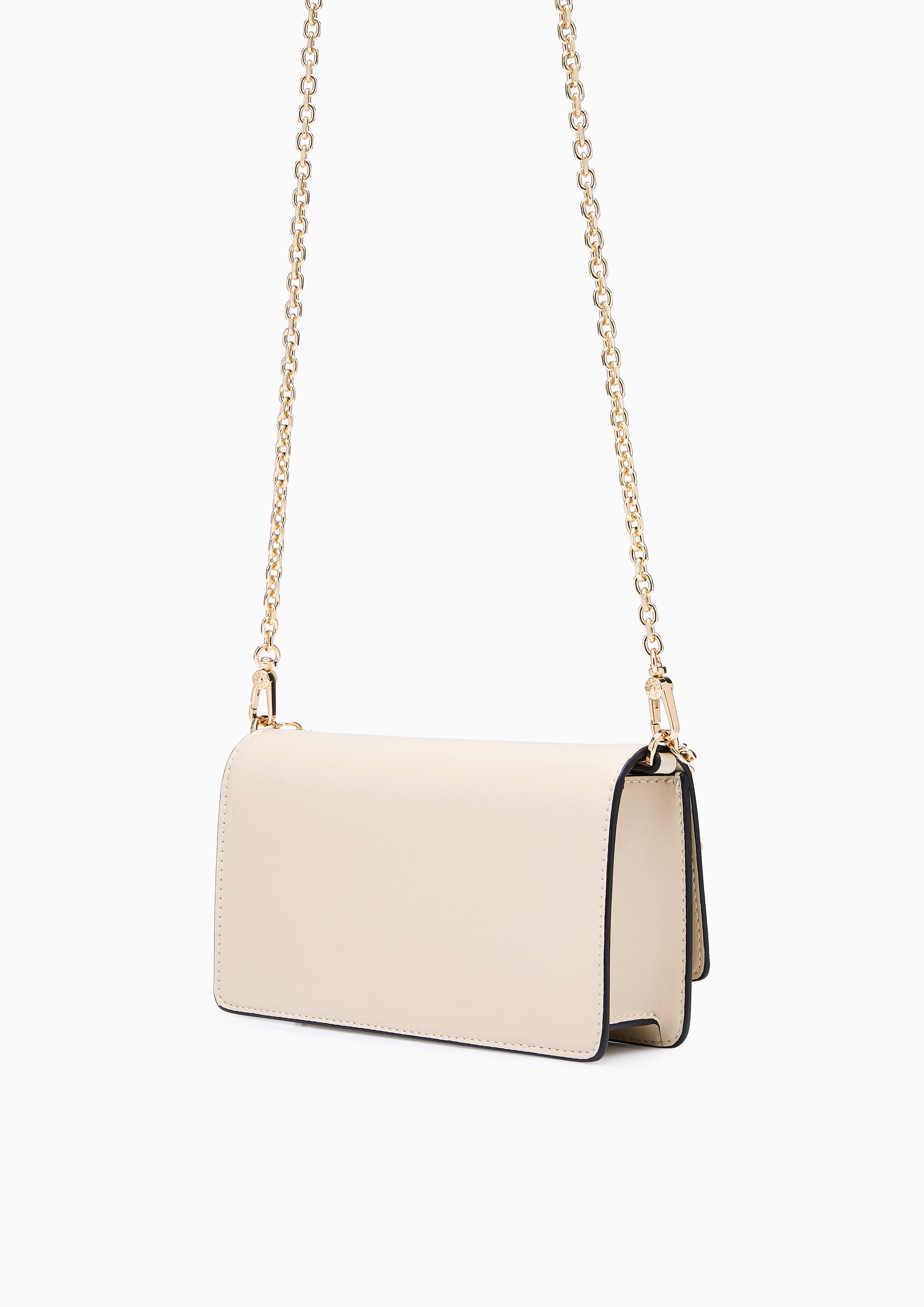 Bailey Long Wallet On Chain - Light Beige