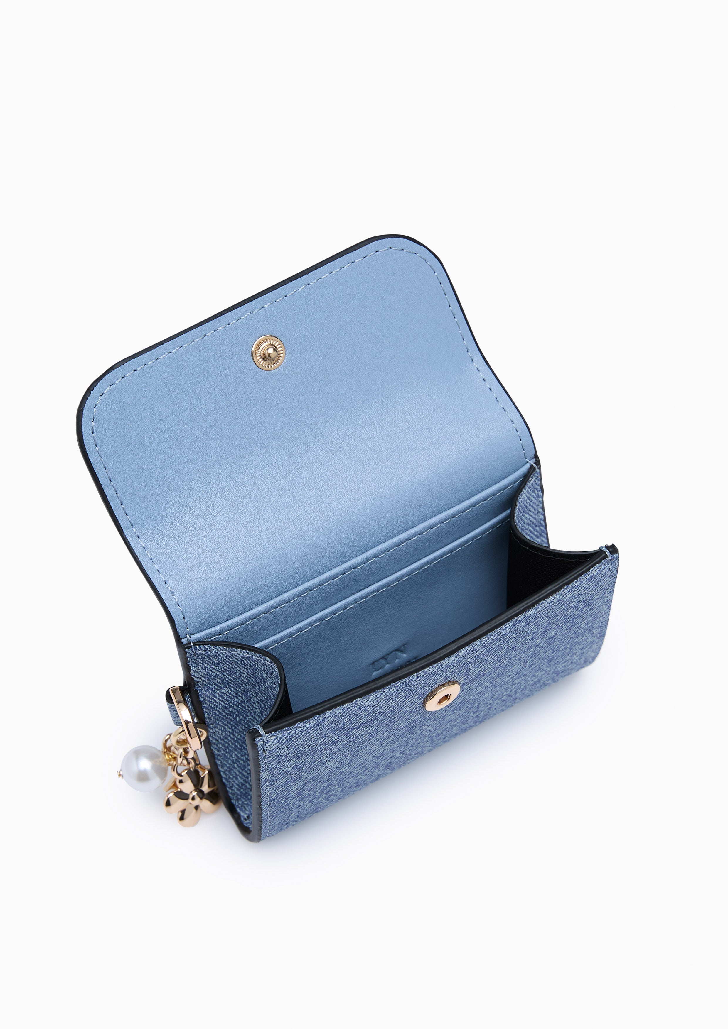 Bailey Card Pouch Wallet - Dark Blue