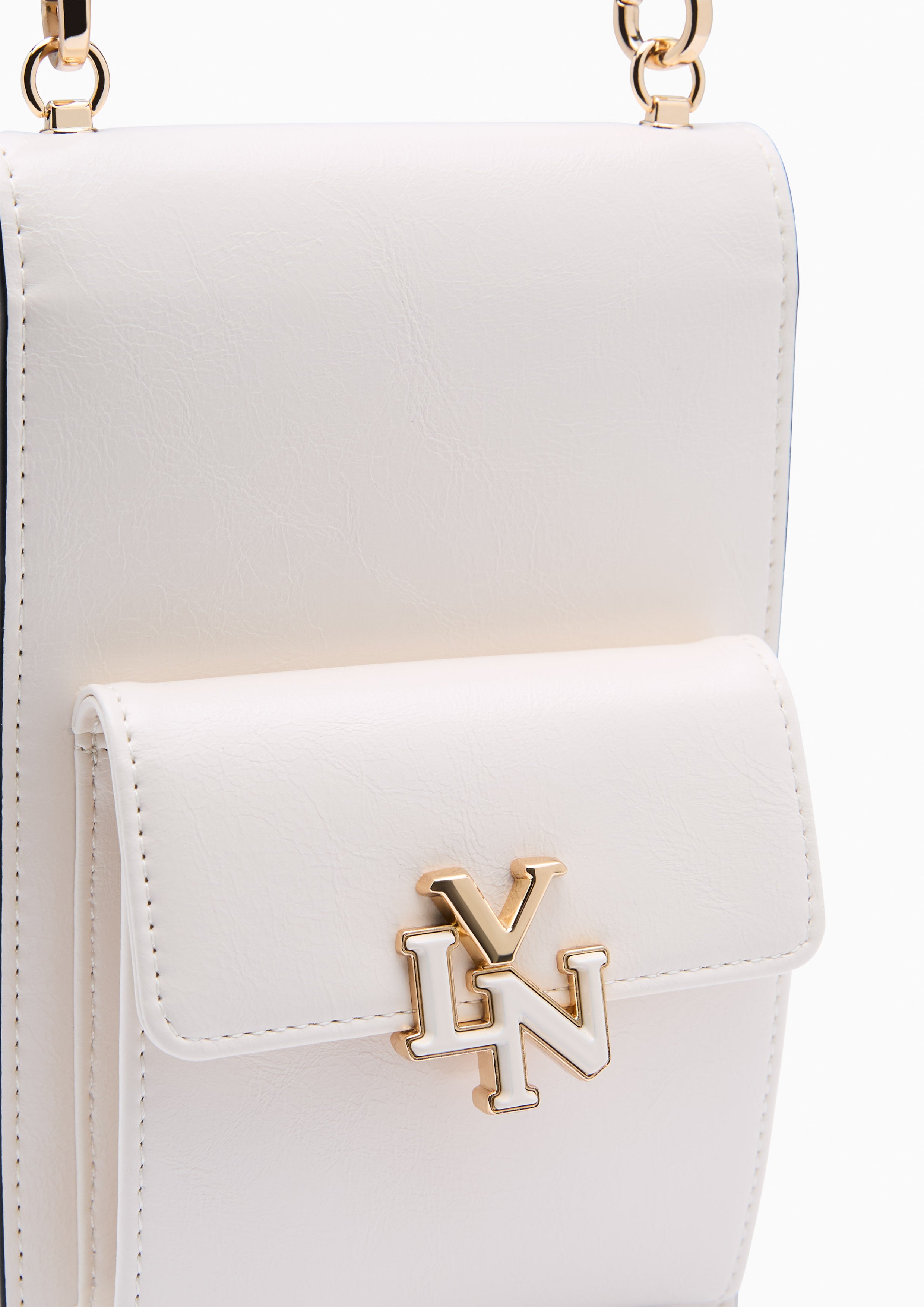 Carlino Mobile Pocket Wallet - Ivory