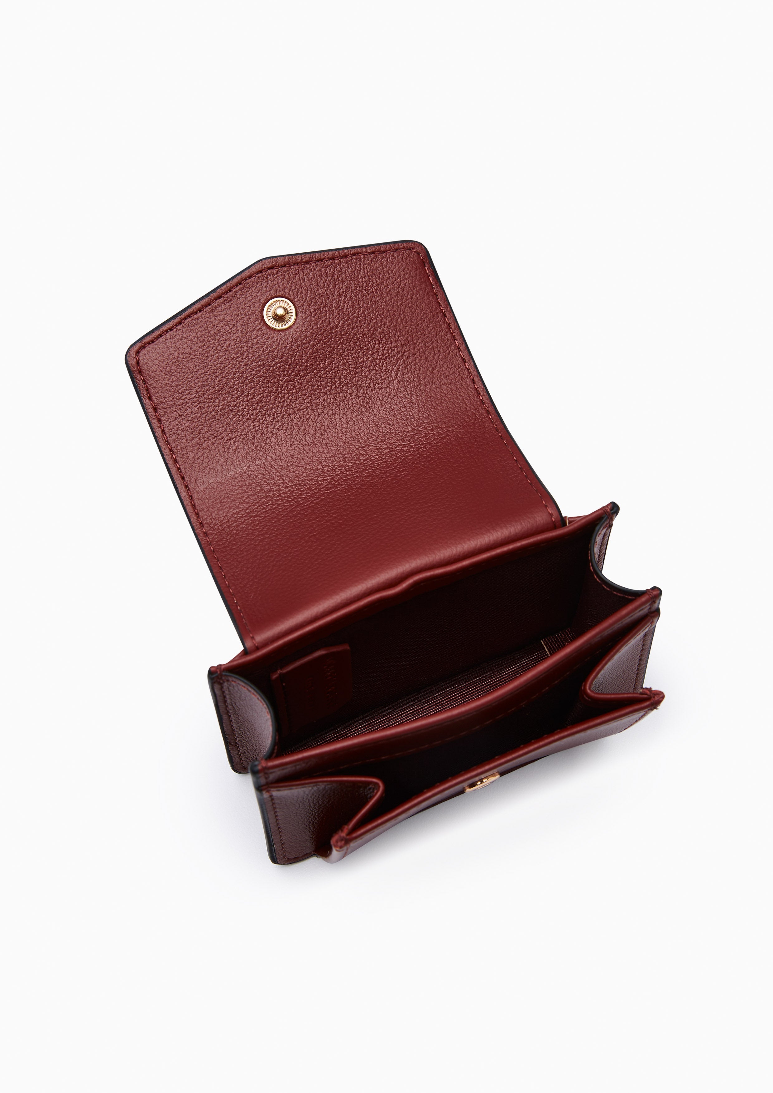 Que Infinite  Short Wallet - Dark Red