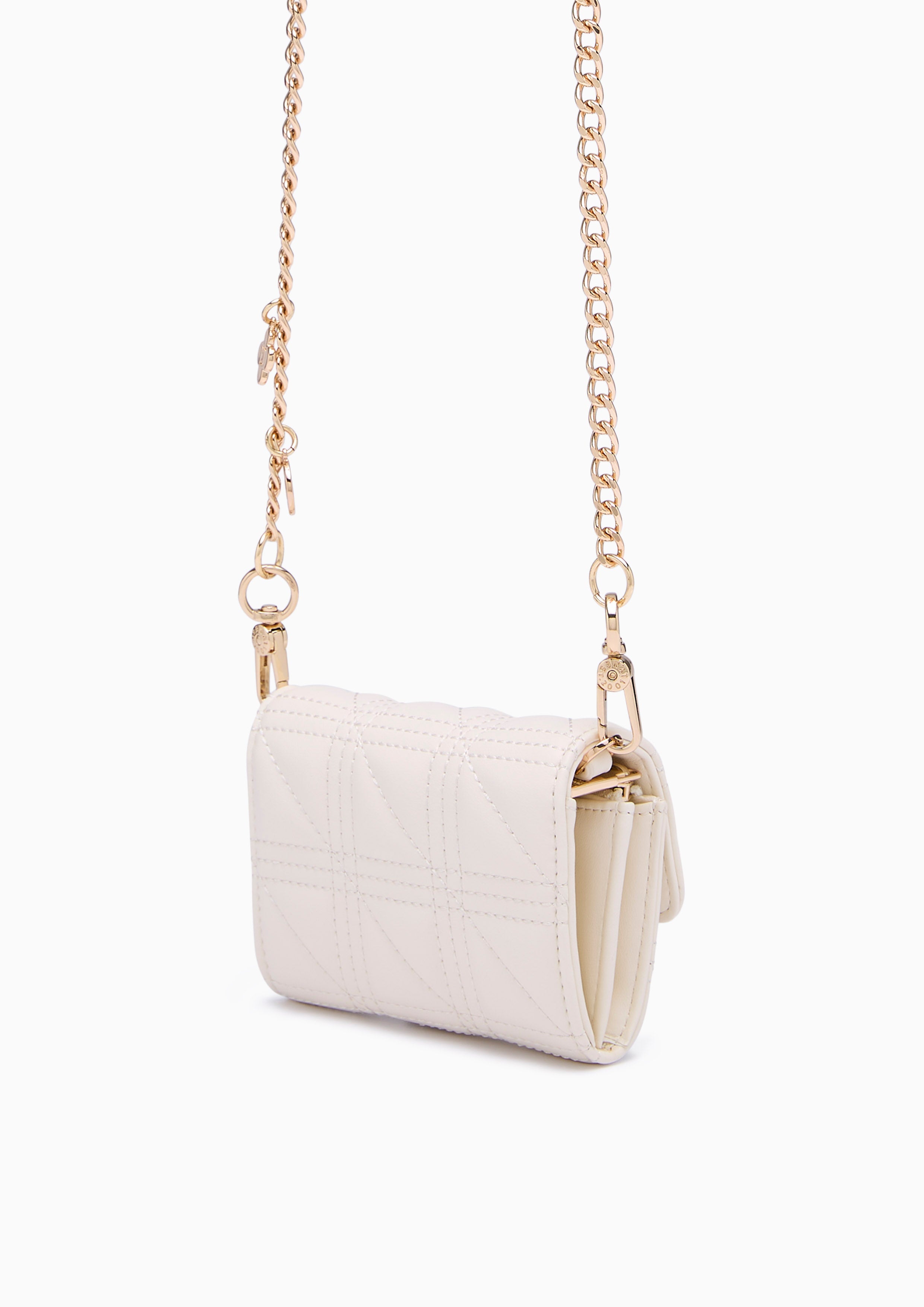 A-Ra Short  Wallet On Chain - Ivory