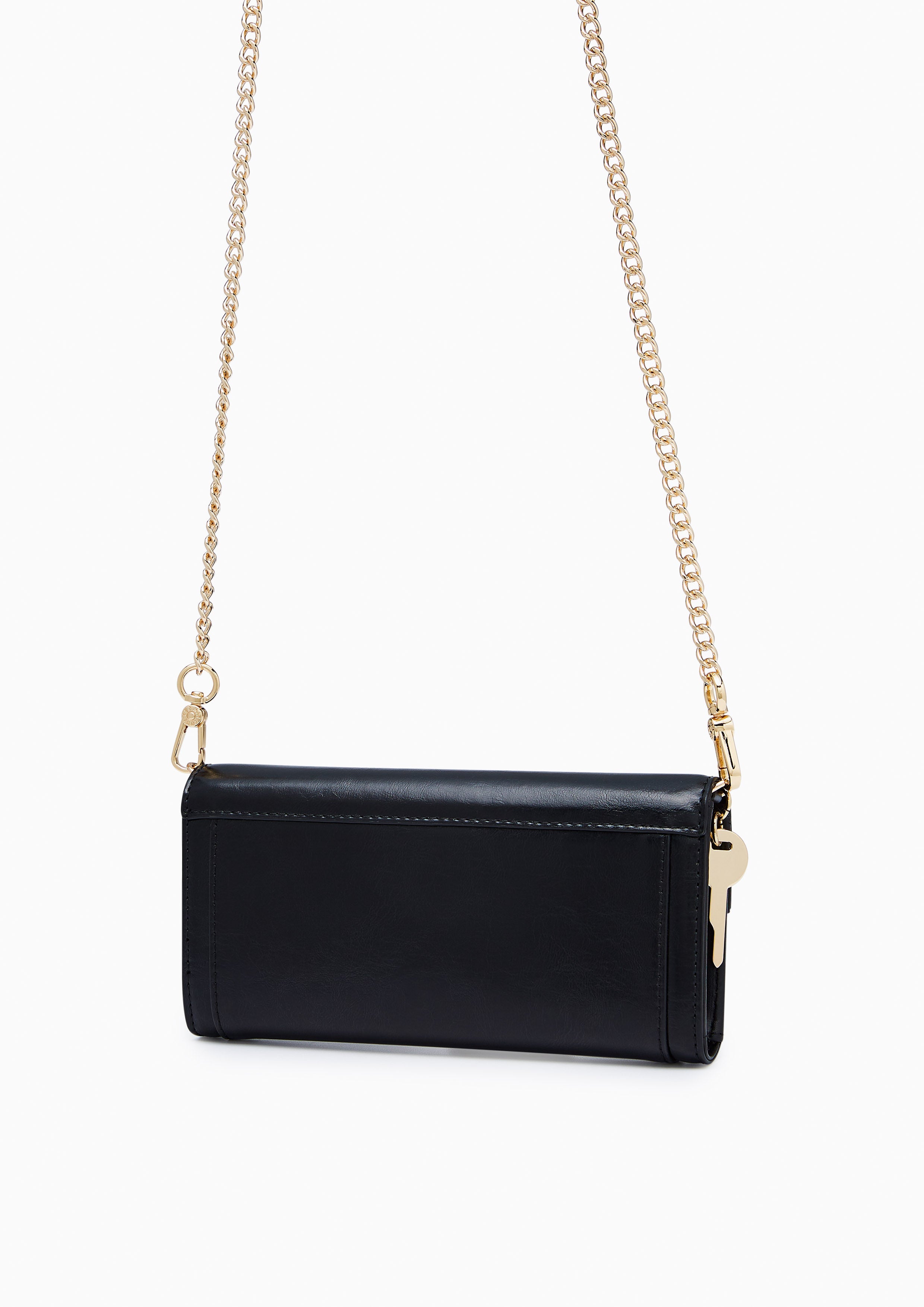 Lenae Long  Wallet On Chain - Black