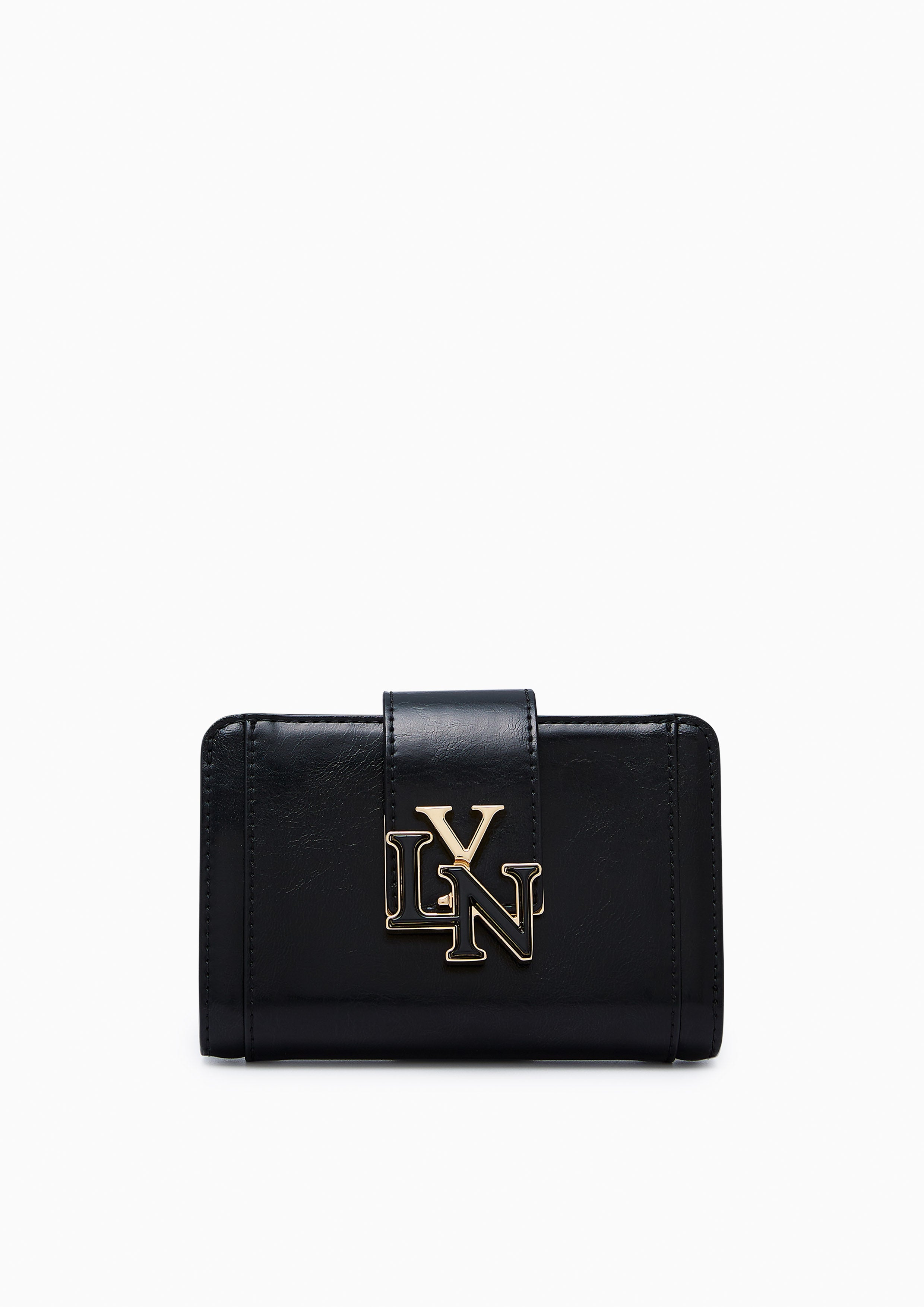 Lenae Short  Short Wallet - Black