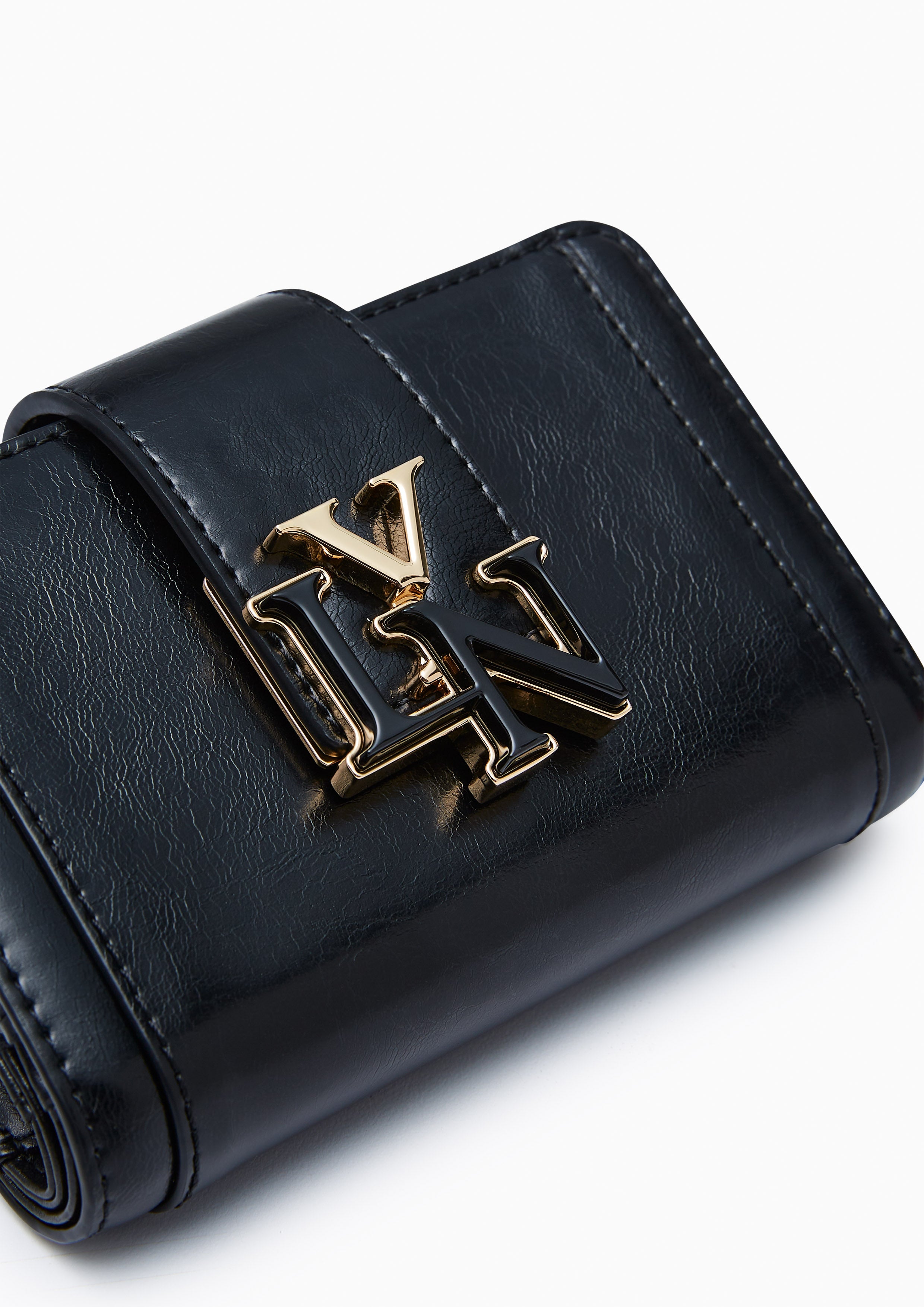 Lenae Short  Short Wallet - Black