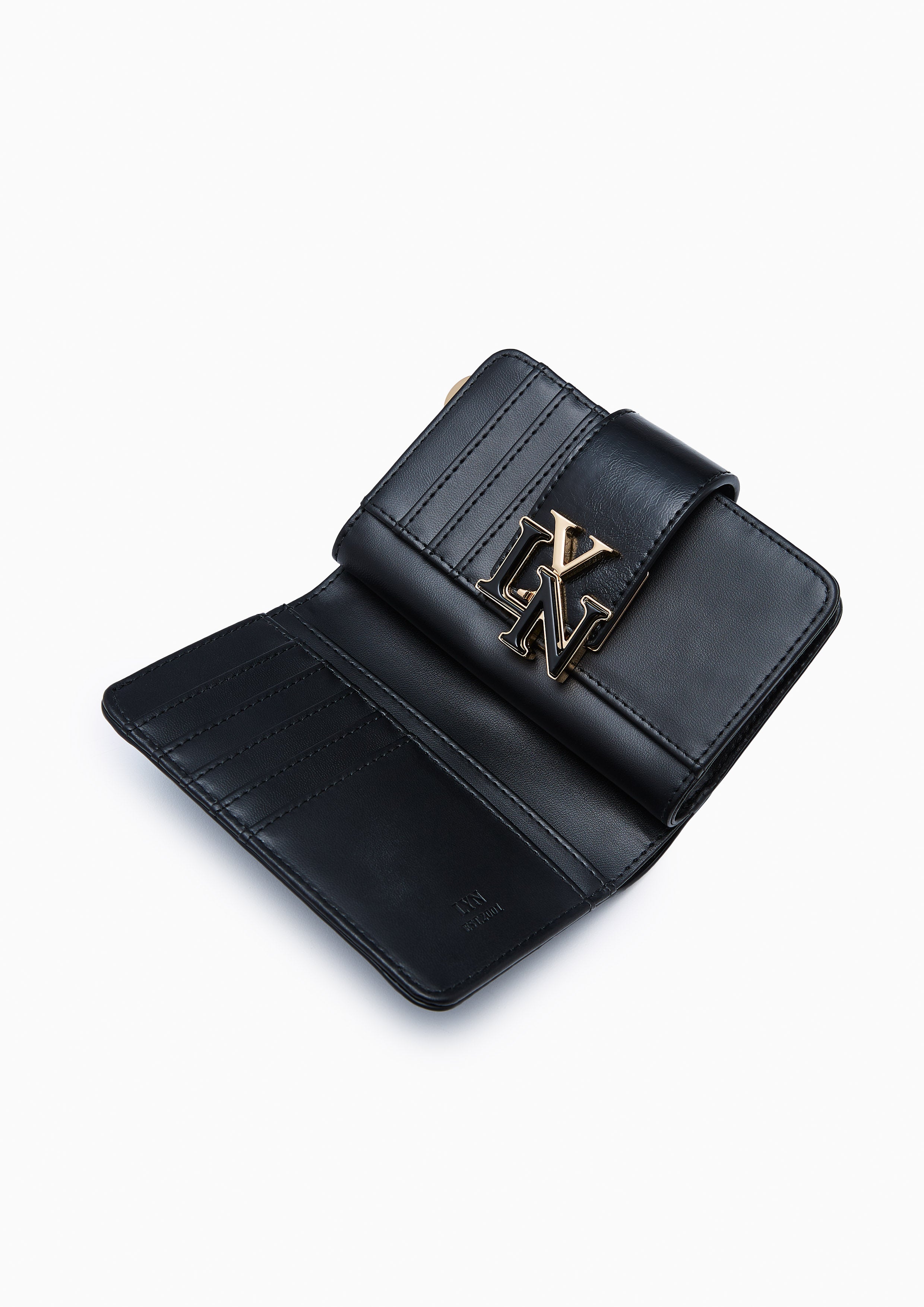 Lenae Short  Short Wallet - Black