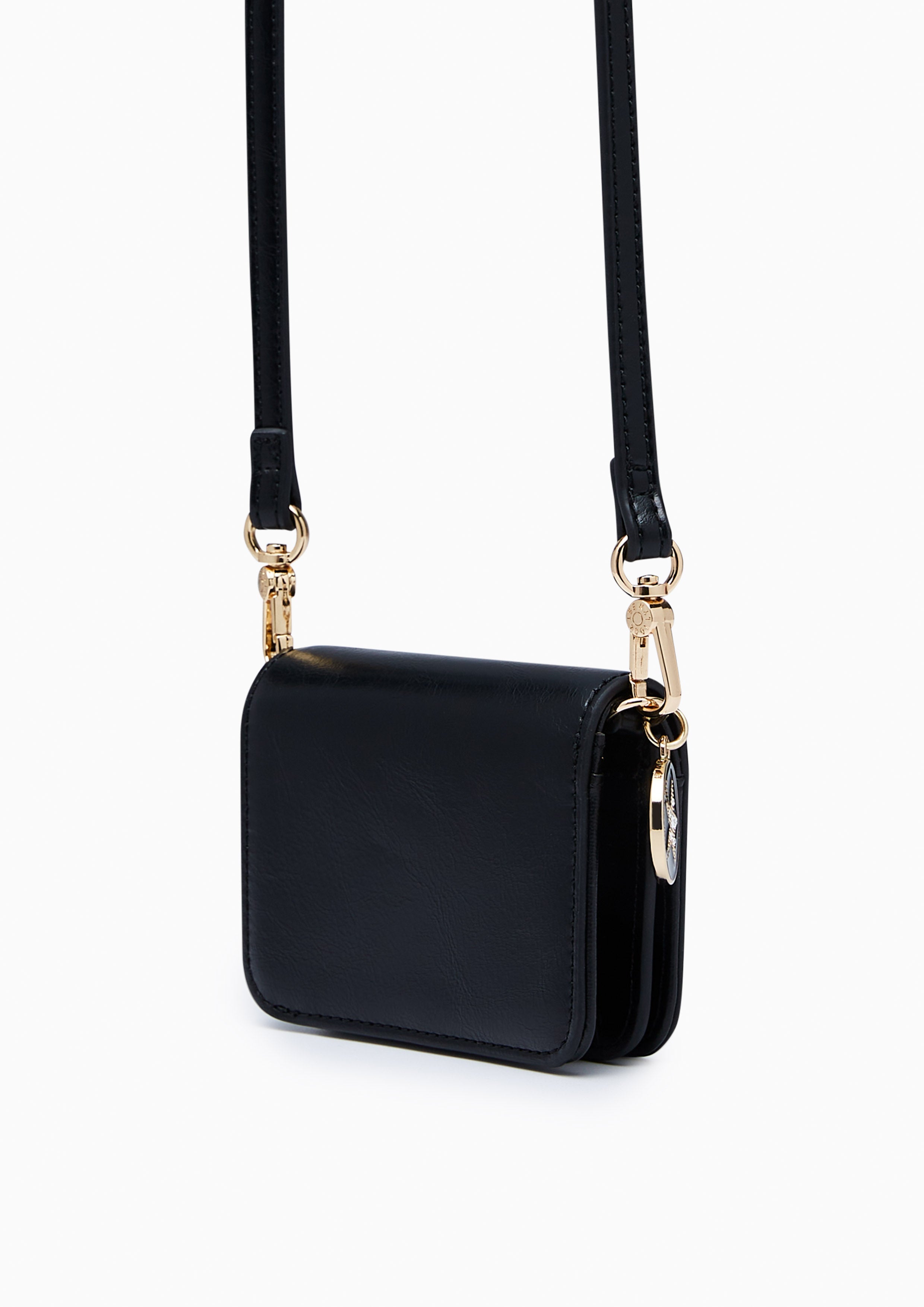 Milly Short  Wallet On Chain - Black