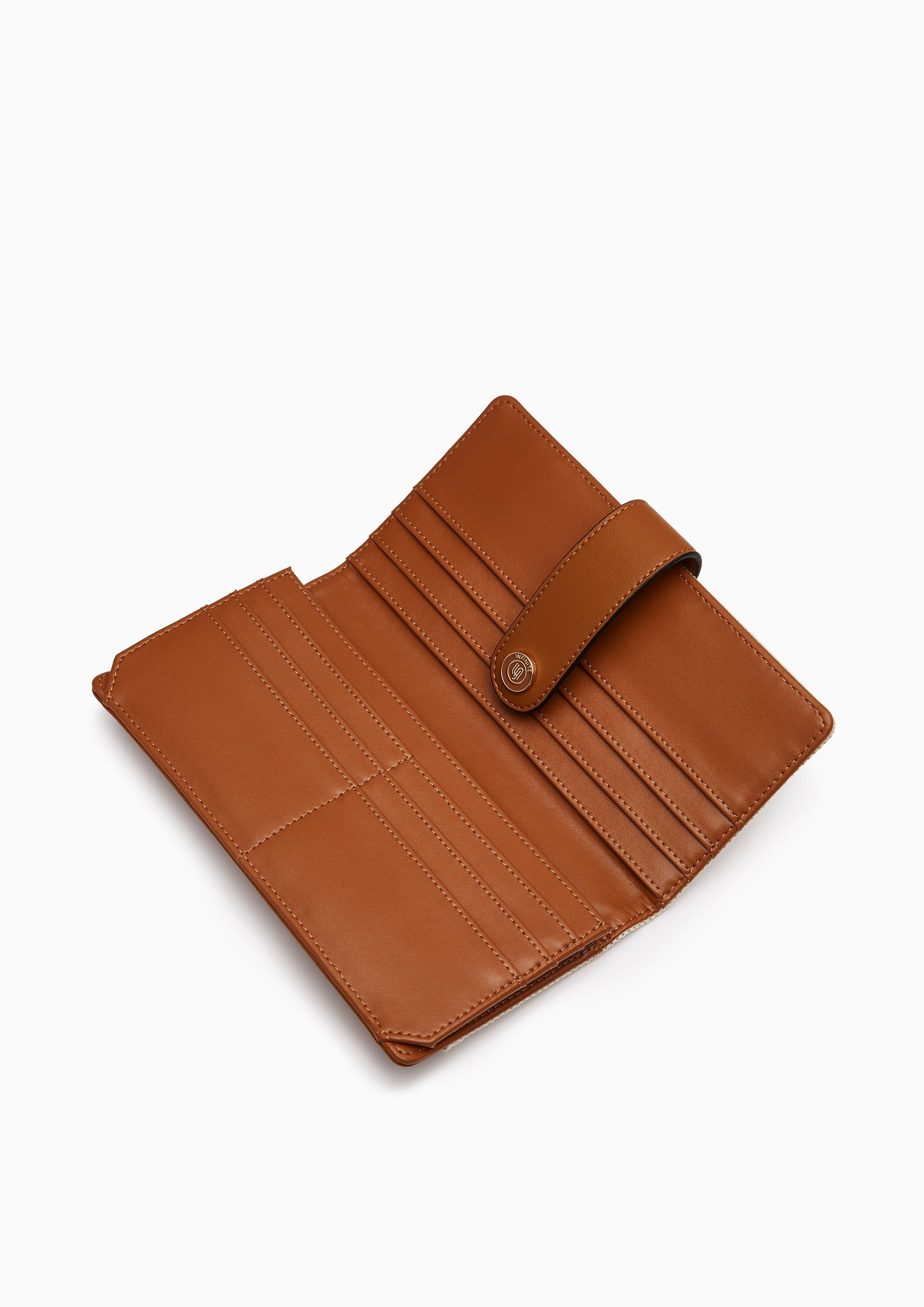 Zuri Infinite Long  Wallet - Light Beige