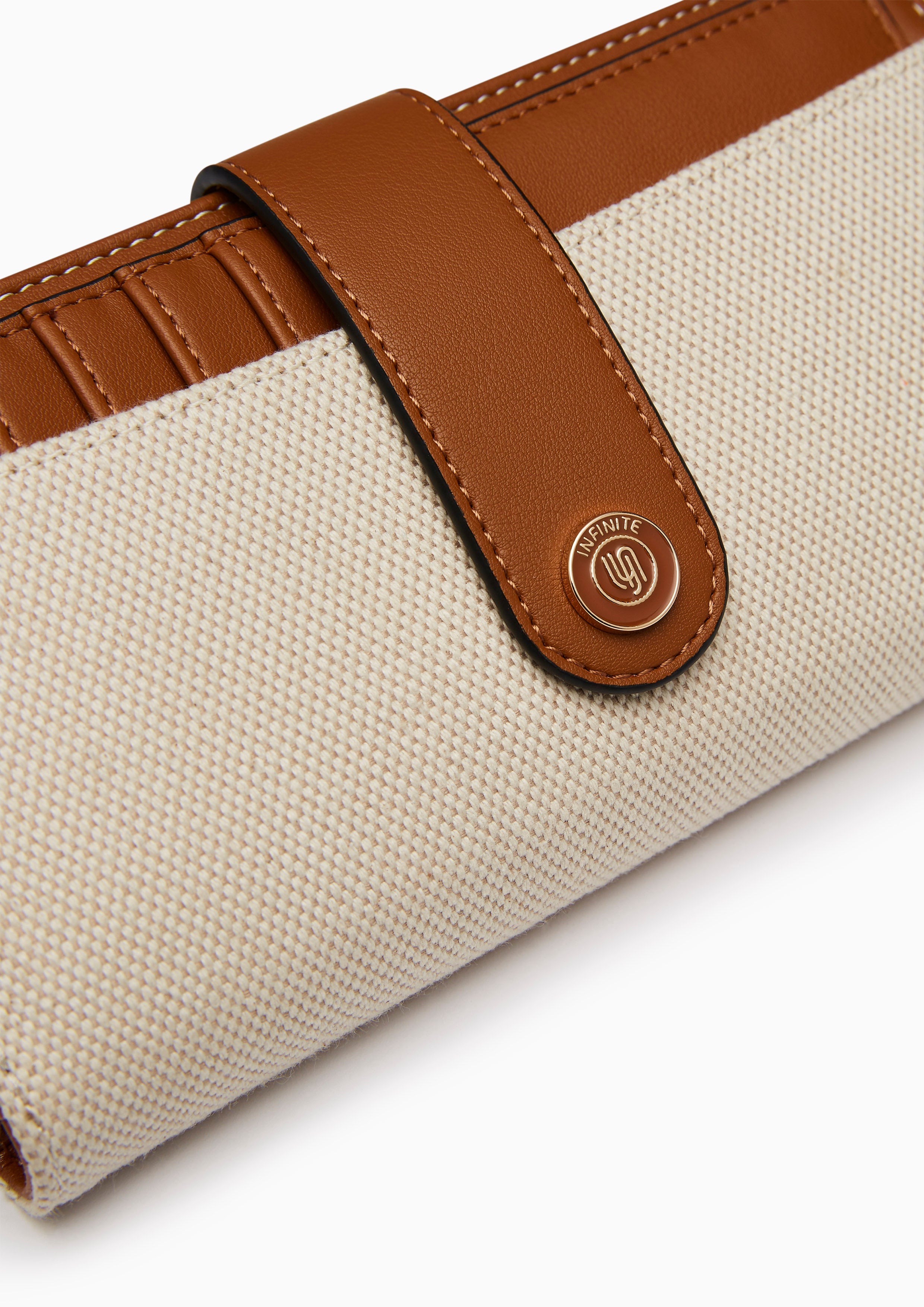 Zuri Infinite Long  Wallet - Light Beige