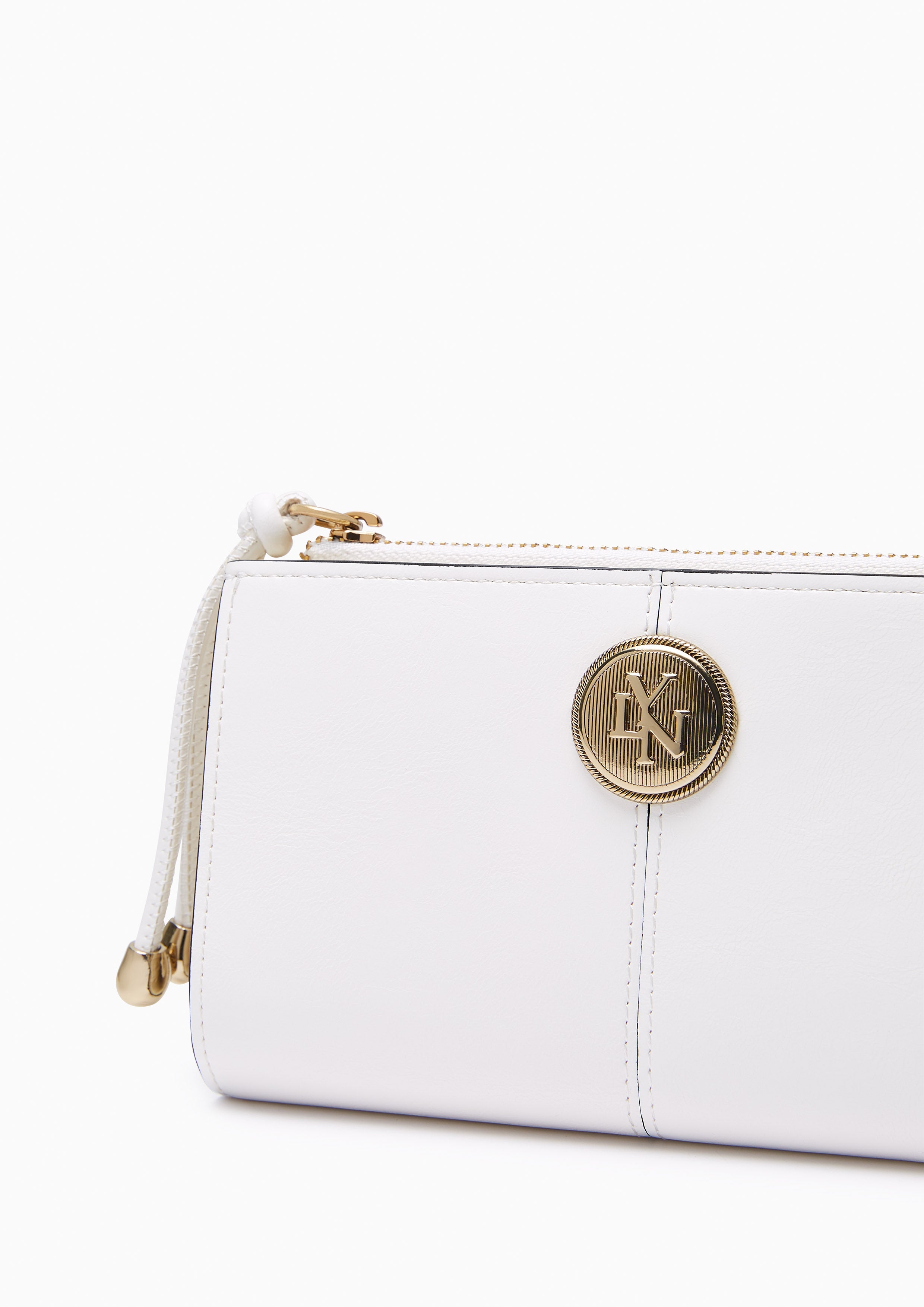 Benson Semi  Wallet - Off-White