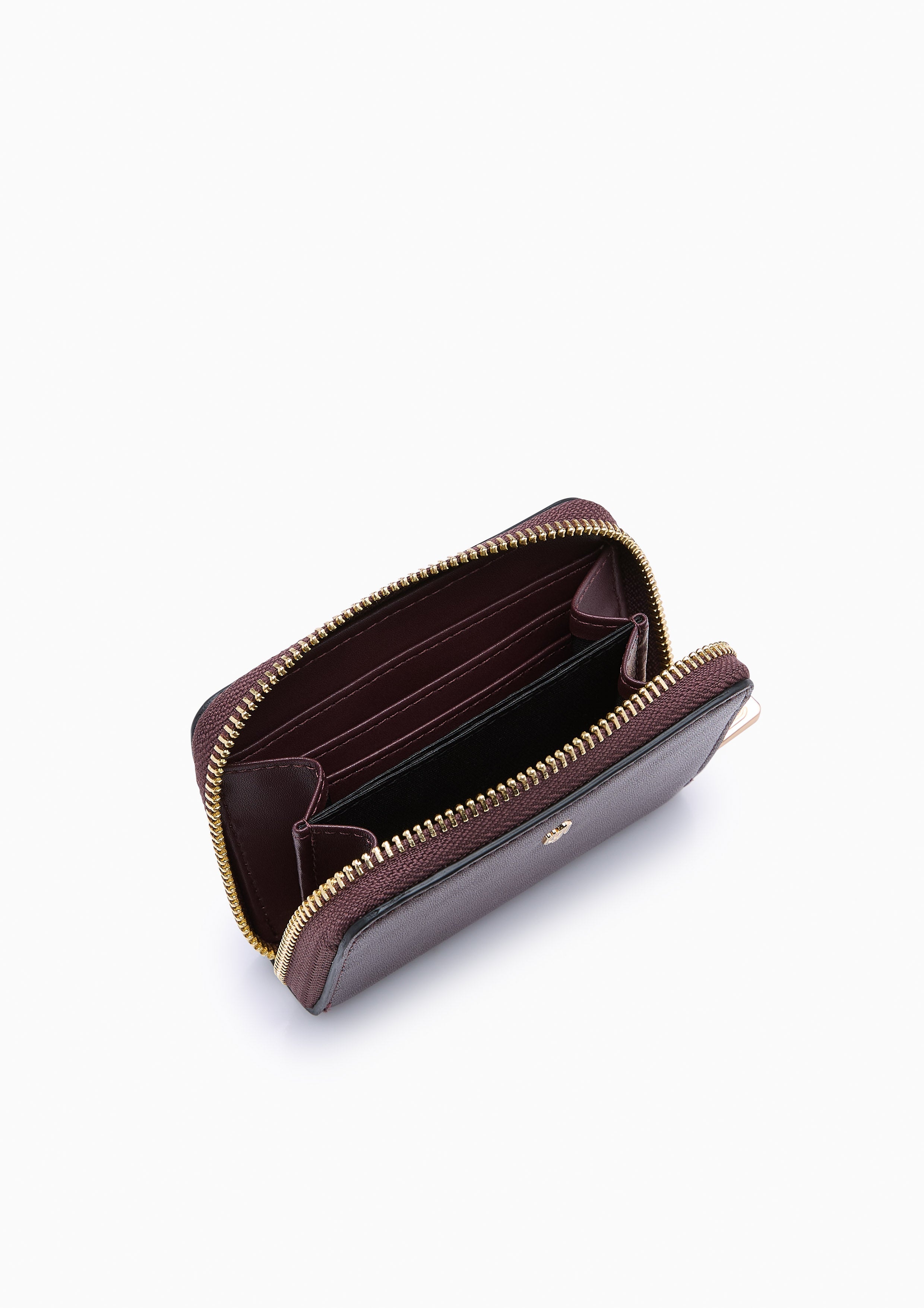 Abeny Infinite  Short Wallet - Dark Red