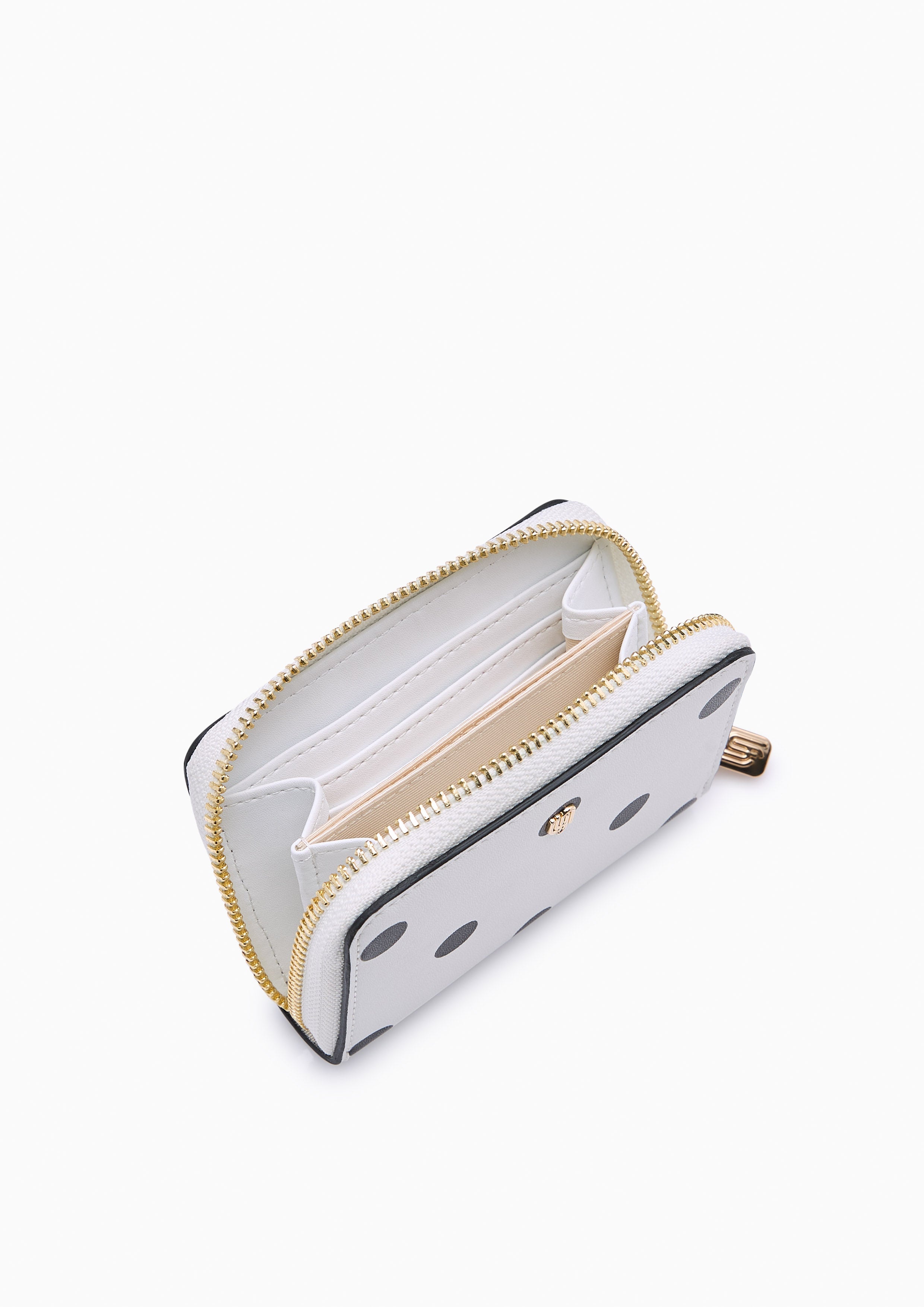 Abeny Infinite  Short Wallet - Printed White