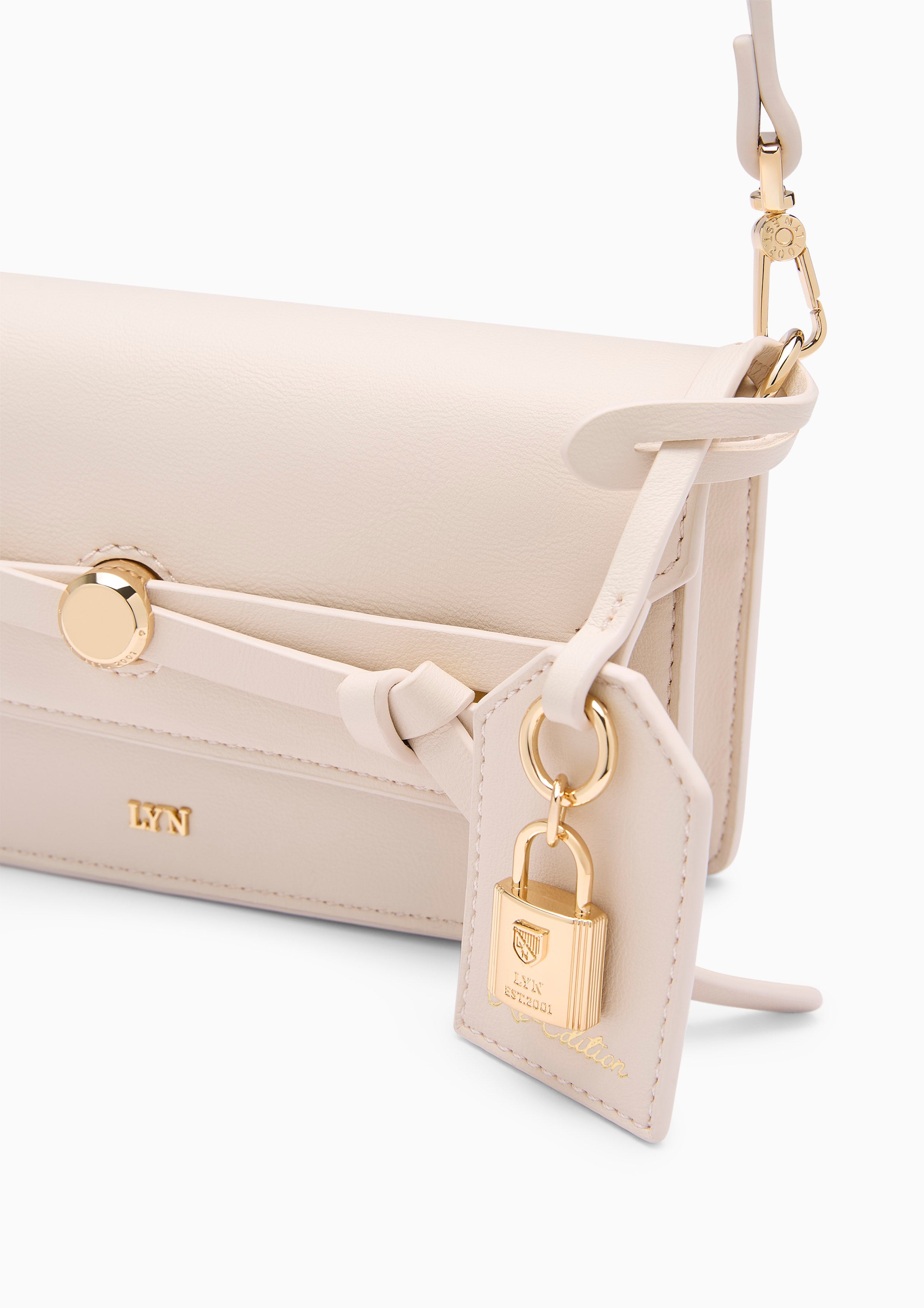 Anderson Solace Long  Wallet On Chain - Light Beige