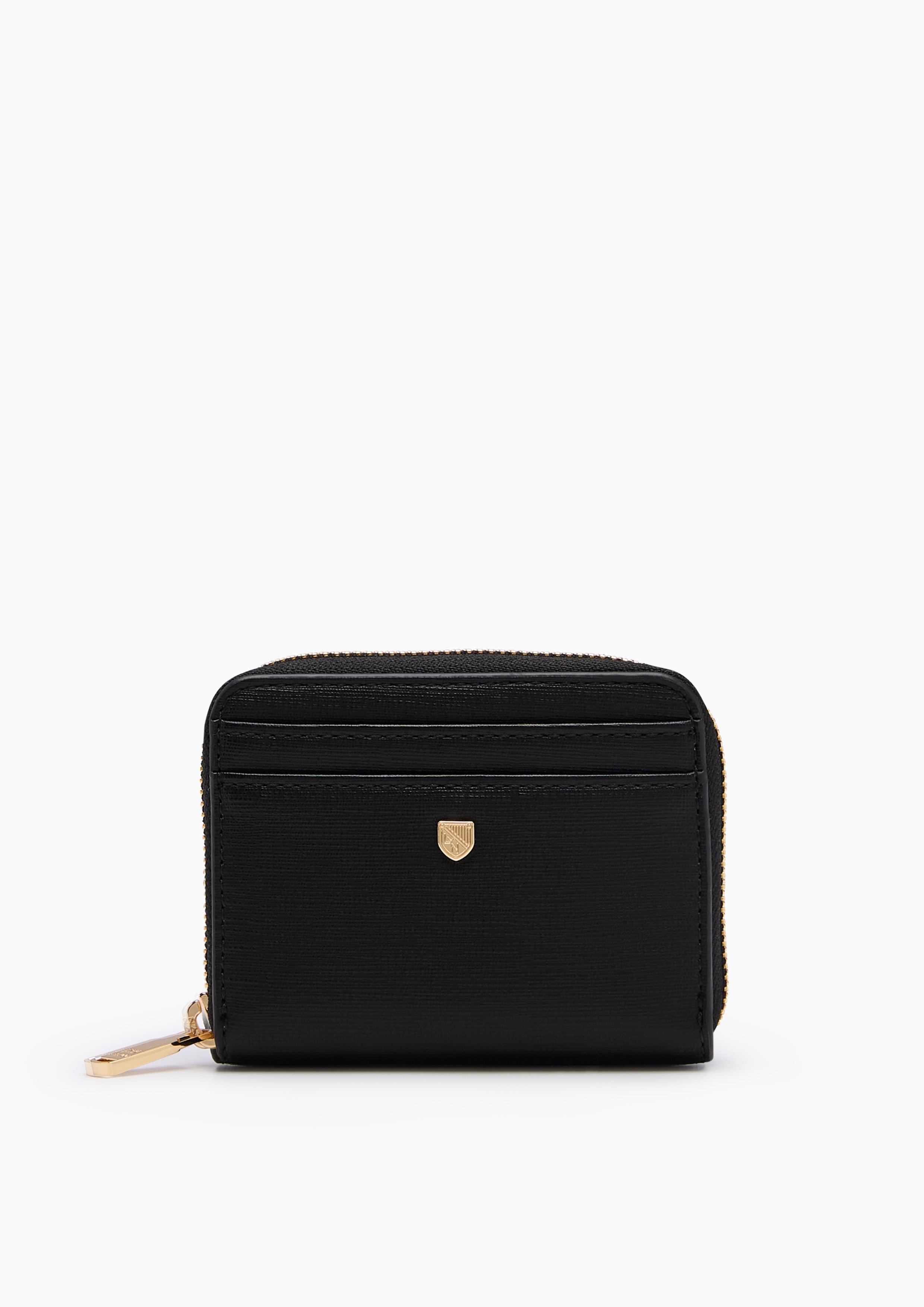 Earthy Short Zip Wallet - Black