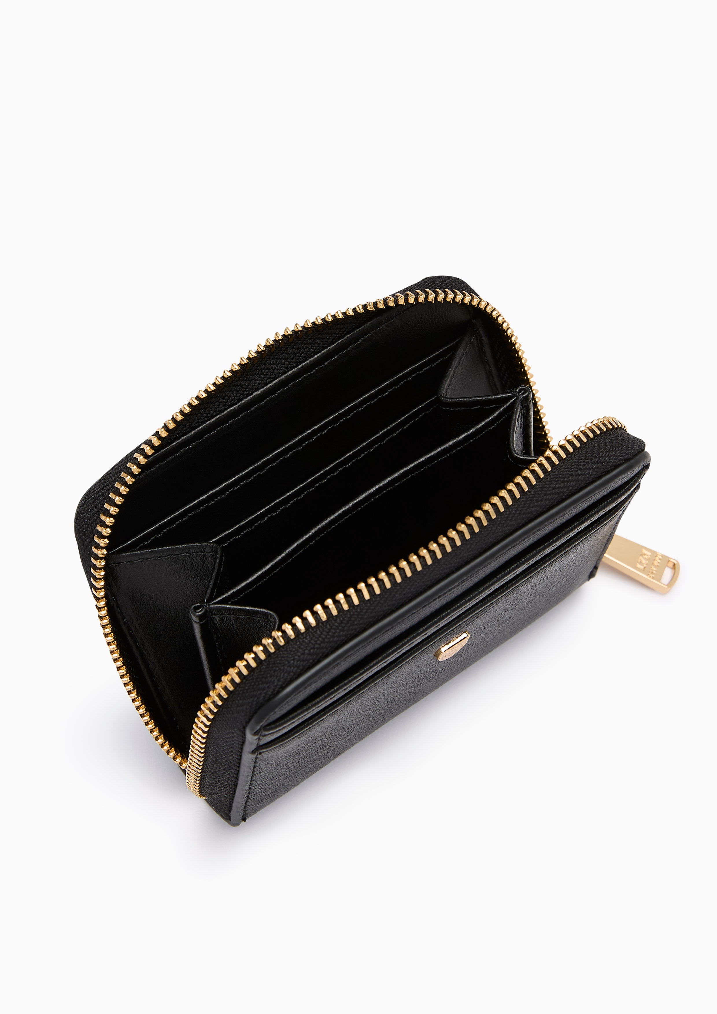 Earthy Short Zip Wallet - Black